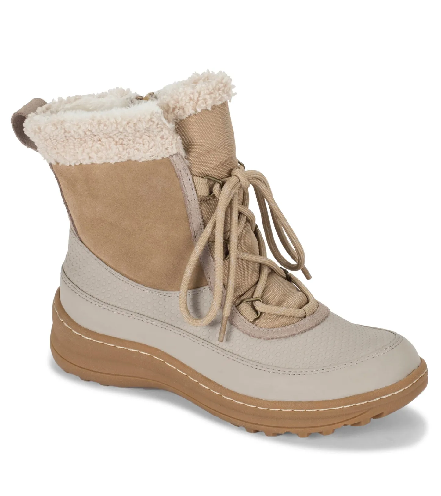 Baretraps Cold Weather Boots^Alta Cold Weather Bootie Khaki/StoneSuede