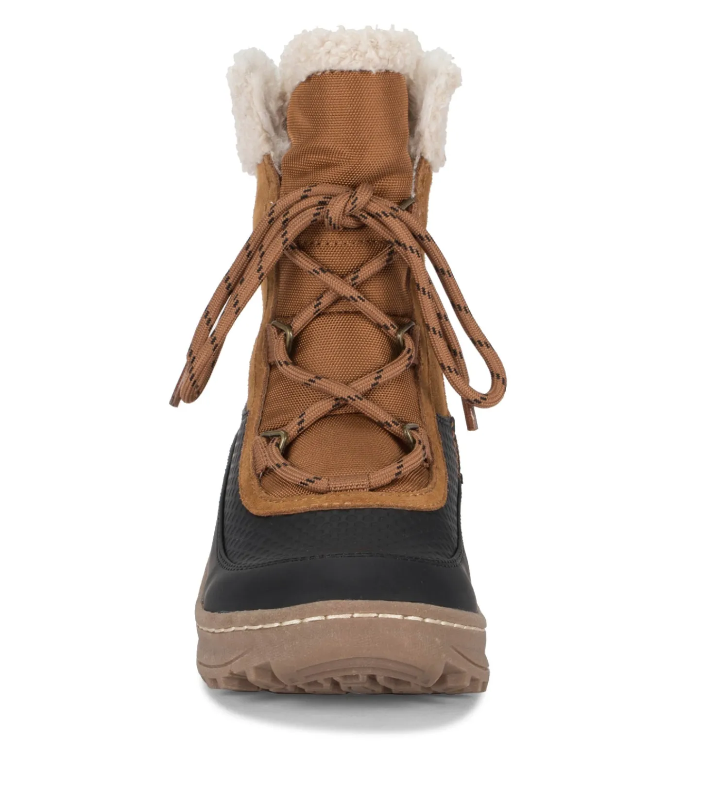 Baretraps Cold Weather Boots^Alta Cold Weather Bootie Cognac/BlackSuede