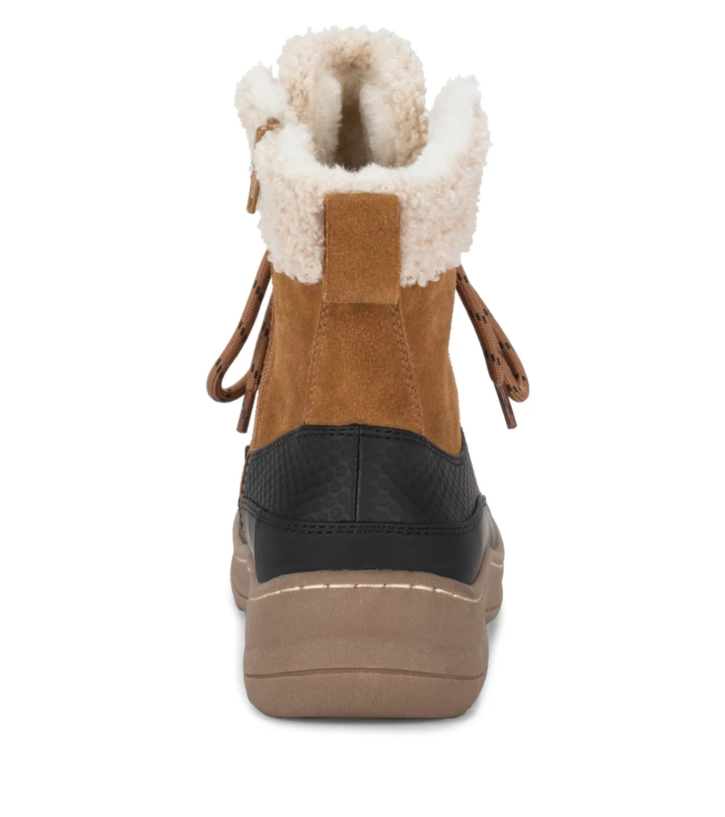 Baretraps Cold Weather Boots^Alta Cold Weather Bootie Cognac/BlackSuede