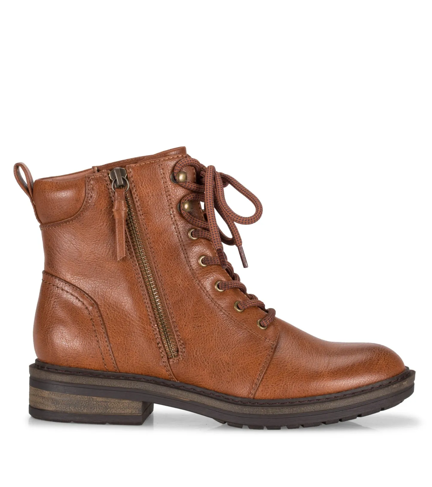 Baretraps Booties^Amysue Lace Up Bootie Cognac