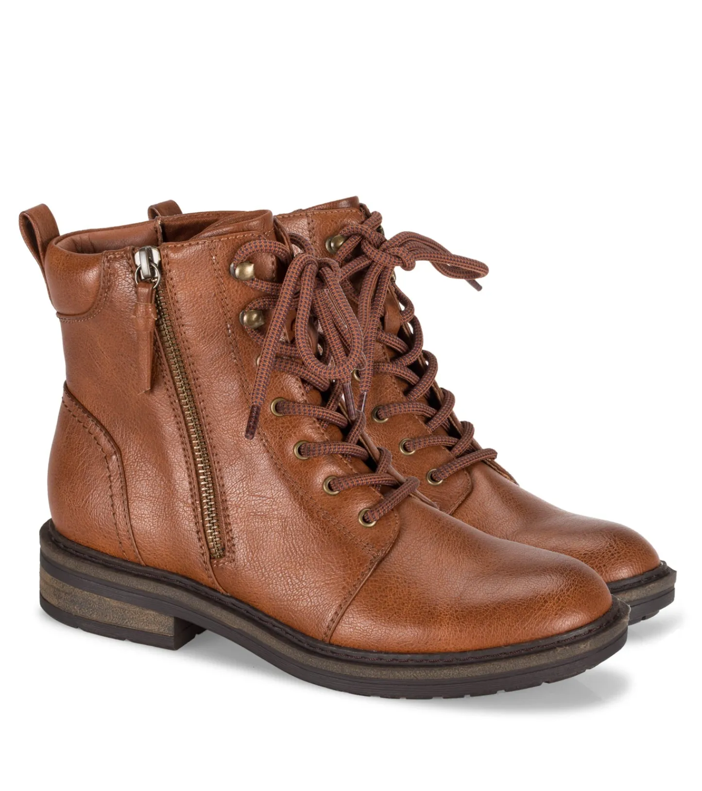Baretraps Booties^Amysue Lace Up Bootie Cognac