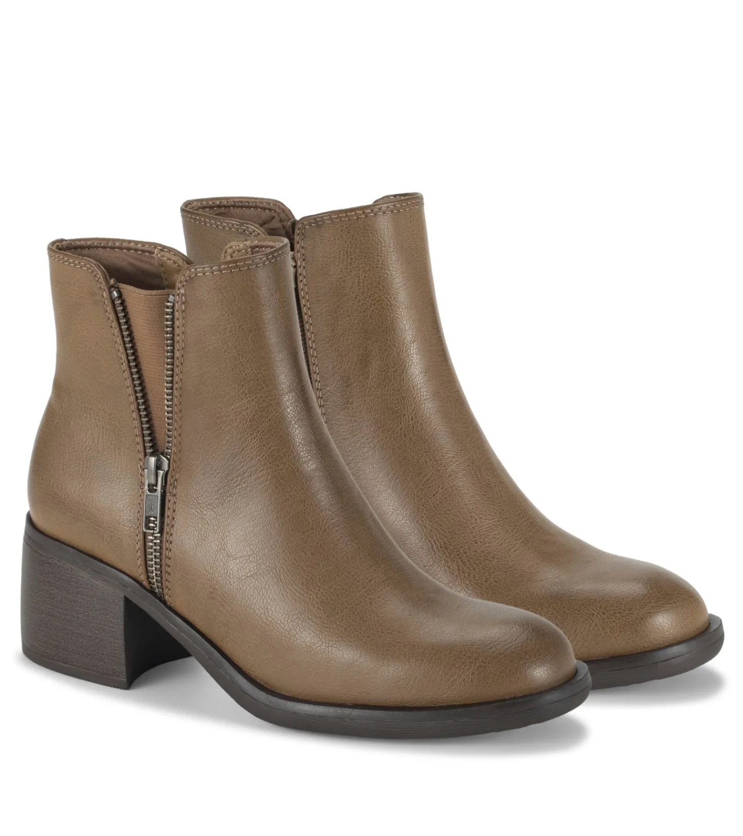 Baretraps Booties^Avery Block Heel Bootie Truffle