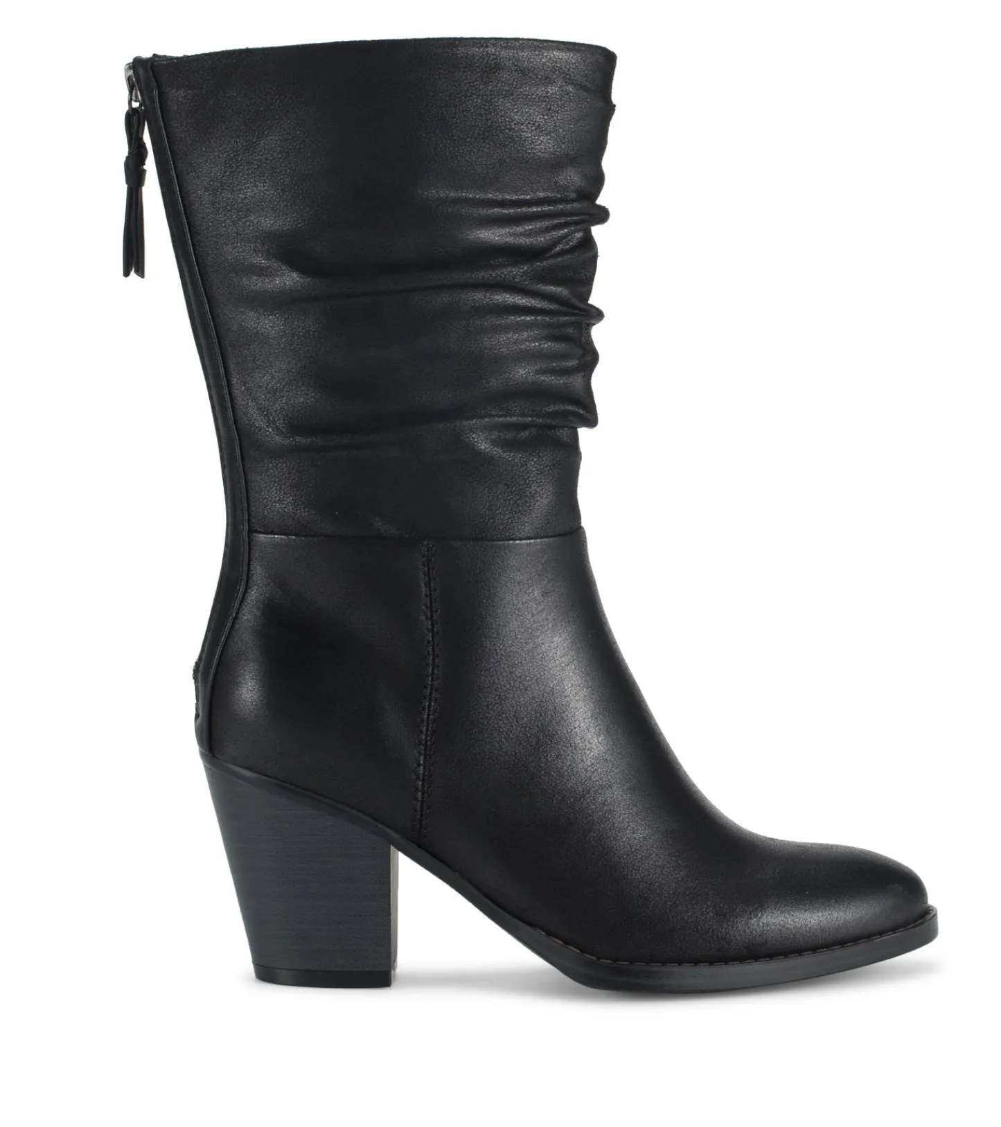 Baretraps Knee High Boots^Camila Mid Calf Boot Black