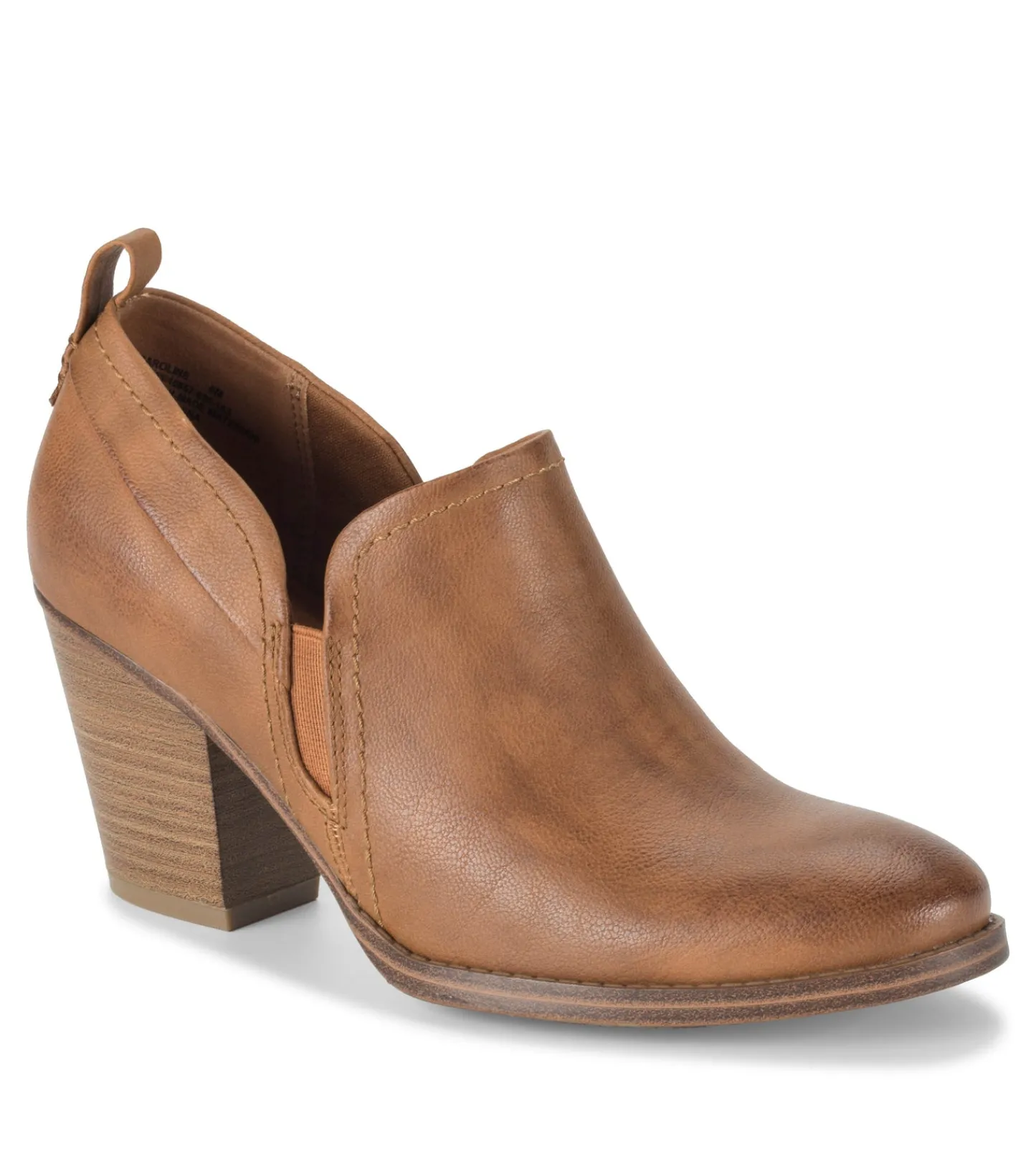Baretraps Booties^Caroline Ankle Bootie Cognac