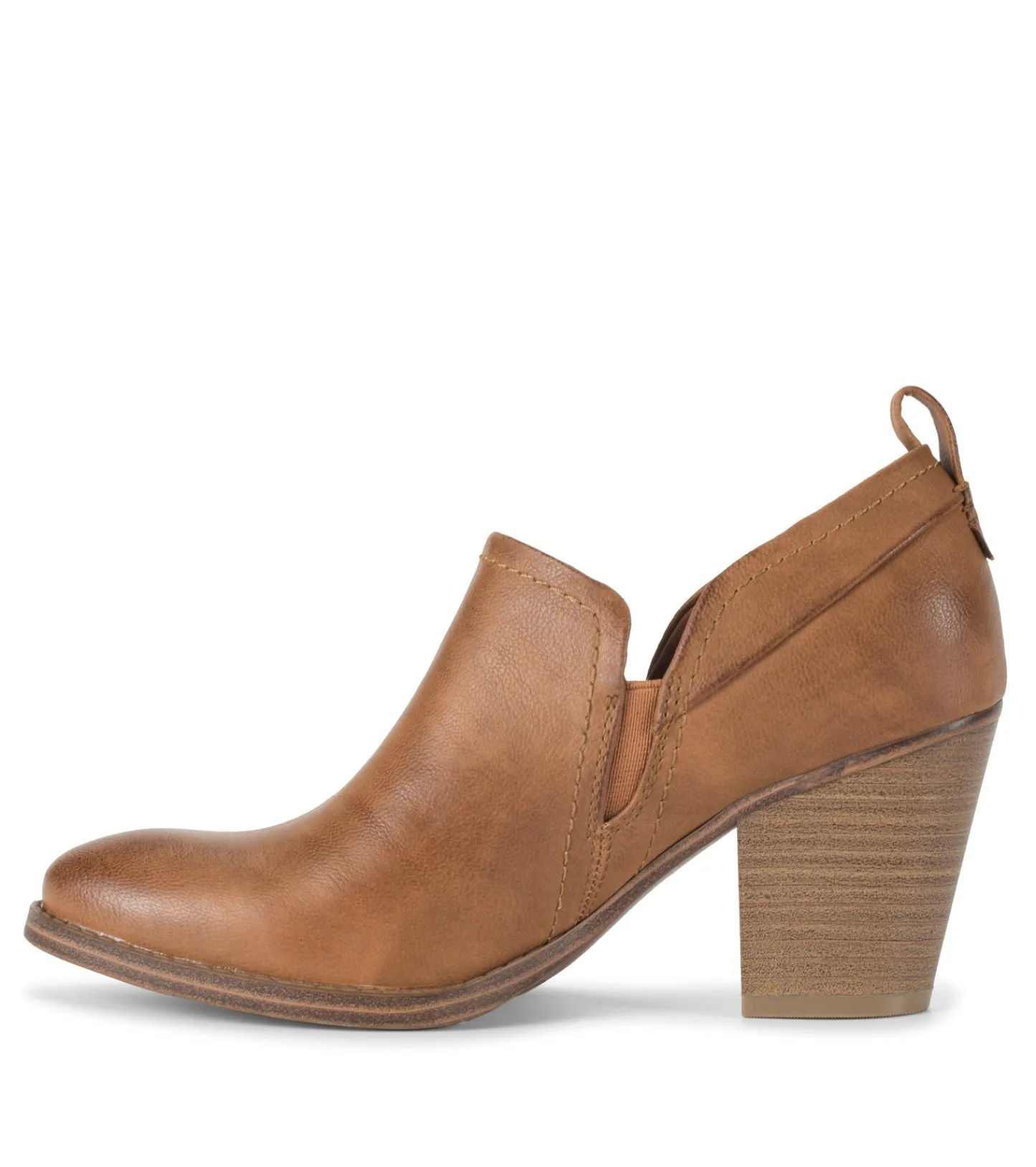 Baretraps Booties^Caroline Ankle Bootie Cognac