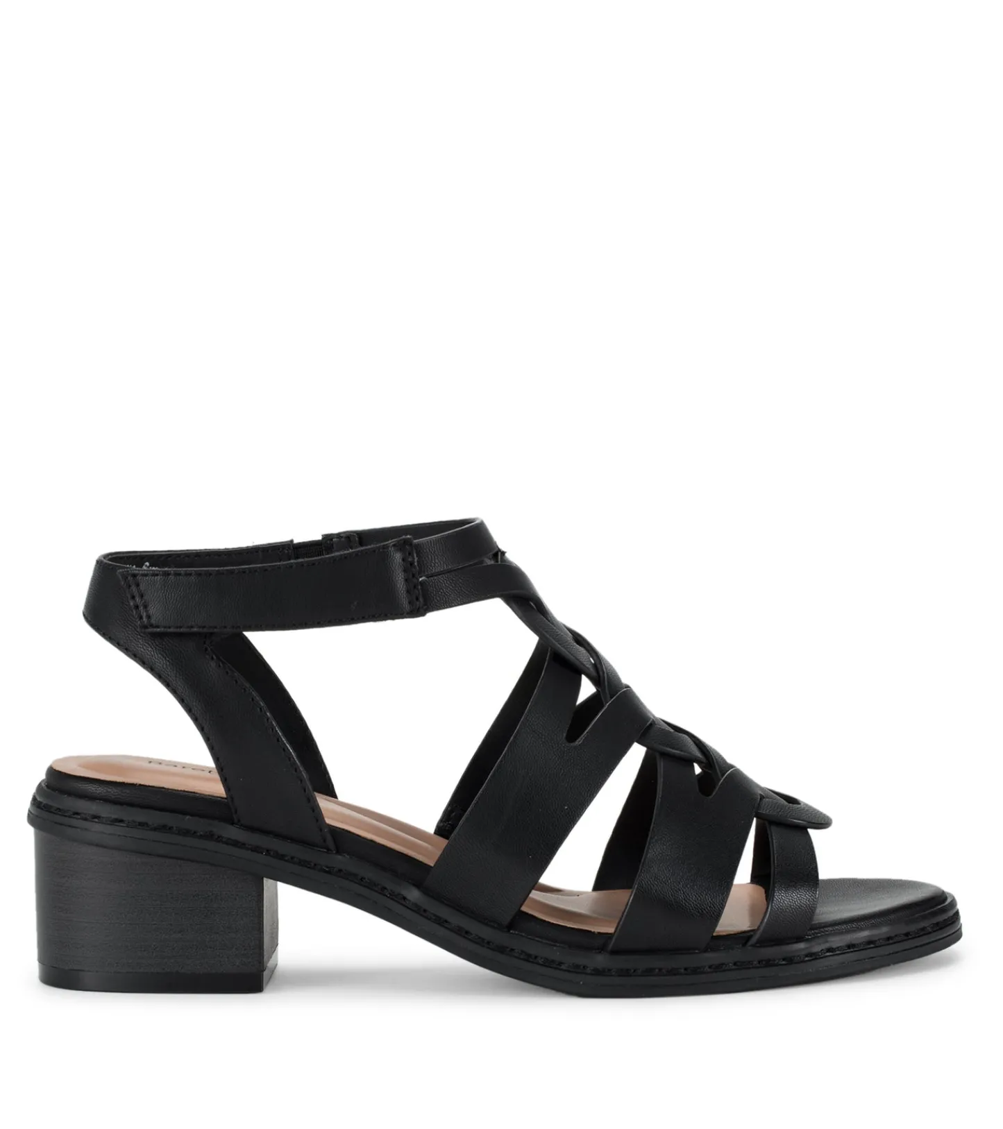 Baretraps Classic Comfort Sandals^Celina Block Heel Sandal Black