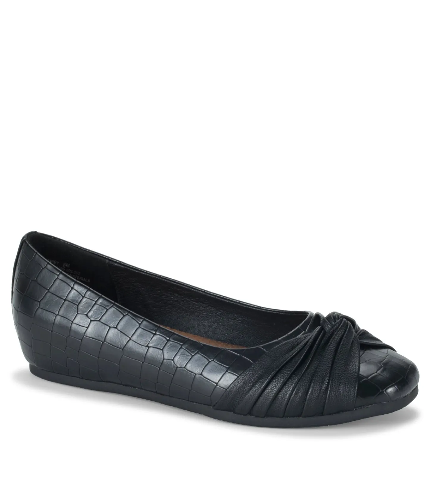 Baretraps Flats & Loafers^Chainey Casual Flat BlackCroco