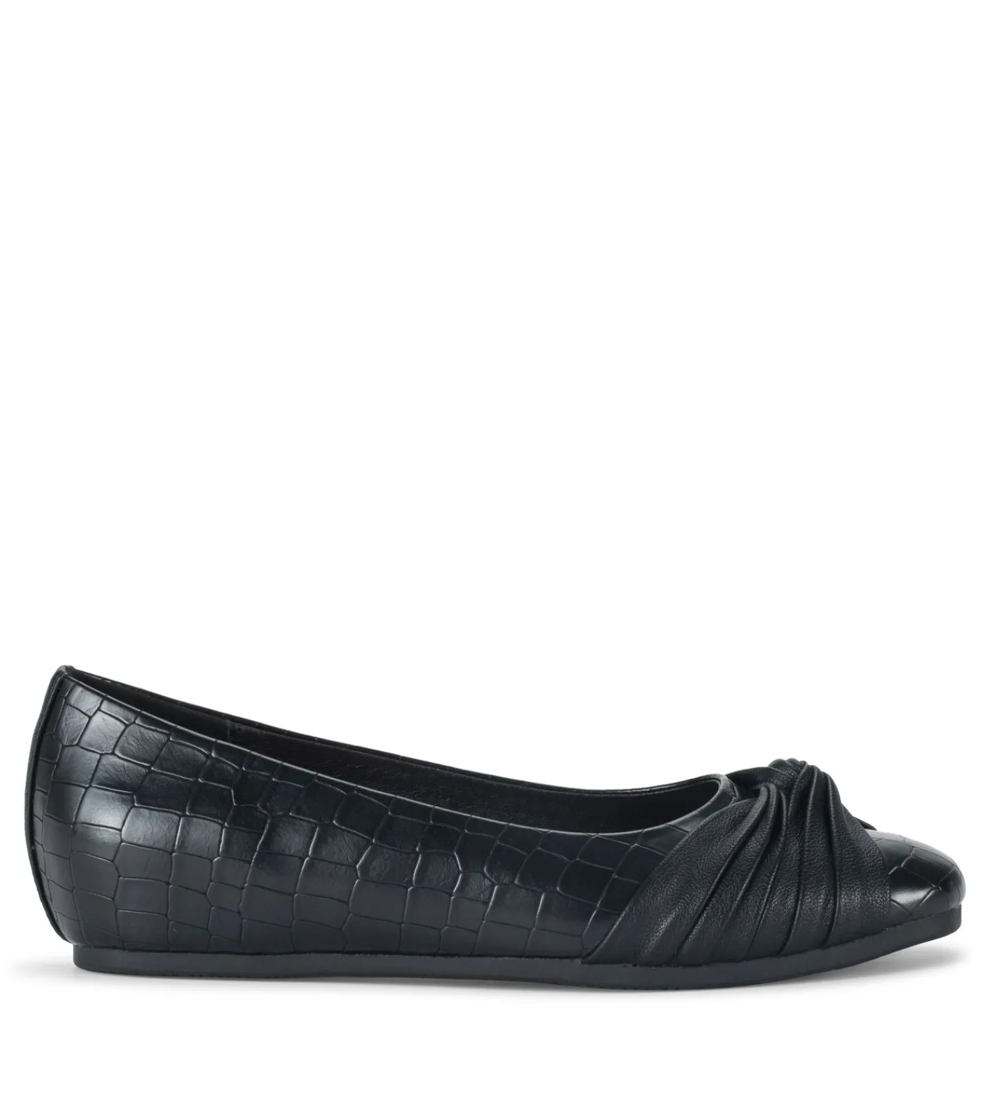Baretraps Flats & Loafers^Chainey Casual Flat BlackCroco
