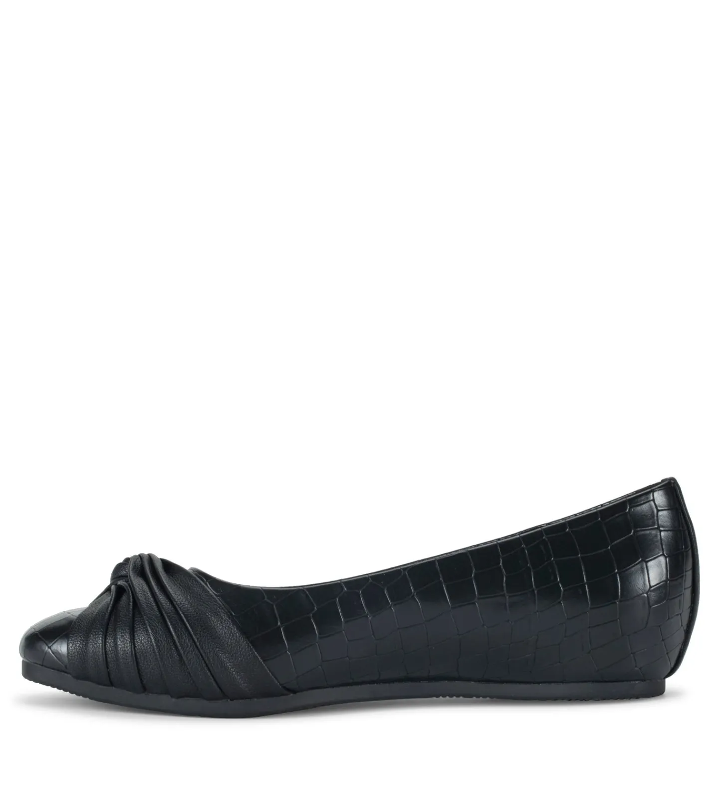 Baretraps Flats & Loafers^Chainey Casual Flat BlackCroco