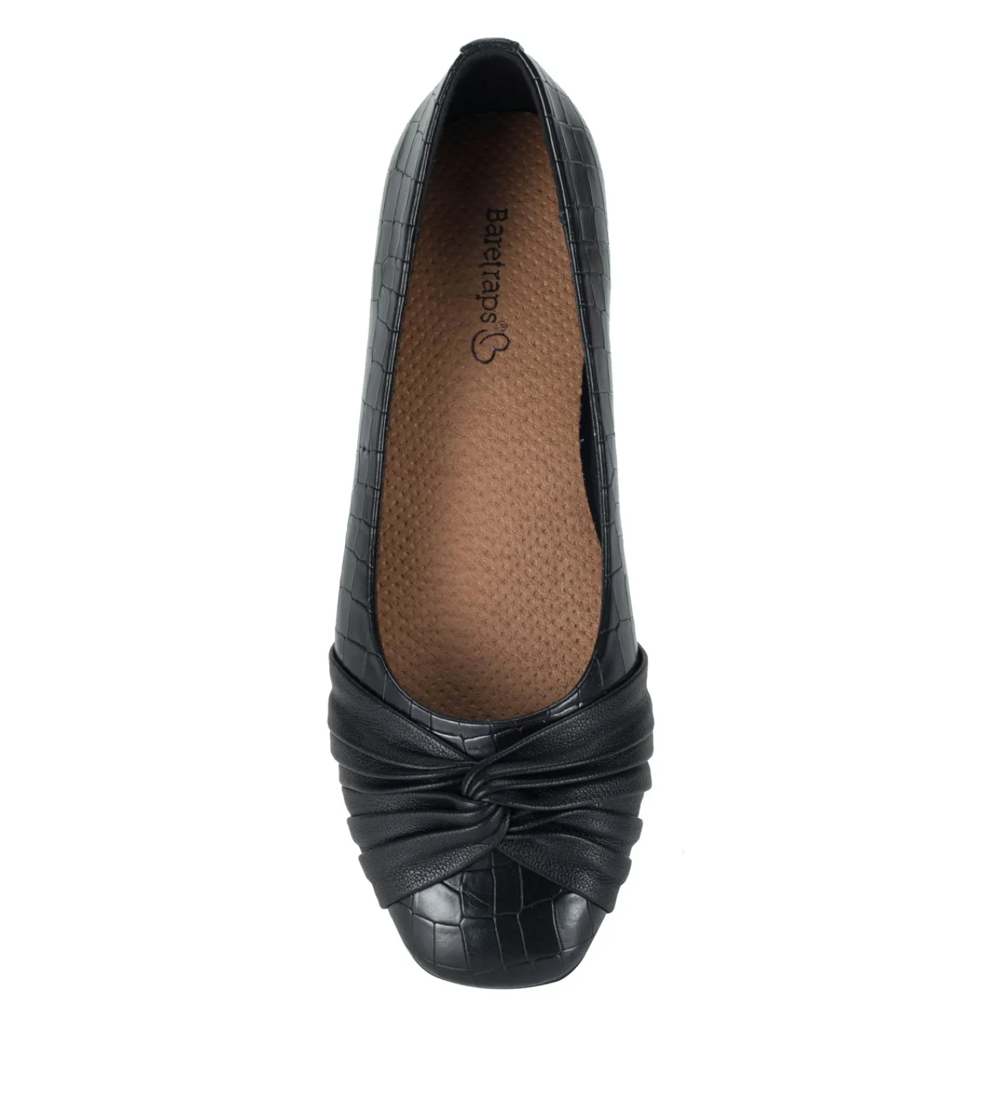 Baretraps Flats & Loafers^Chainey Casual Flat BlackCroco