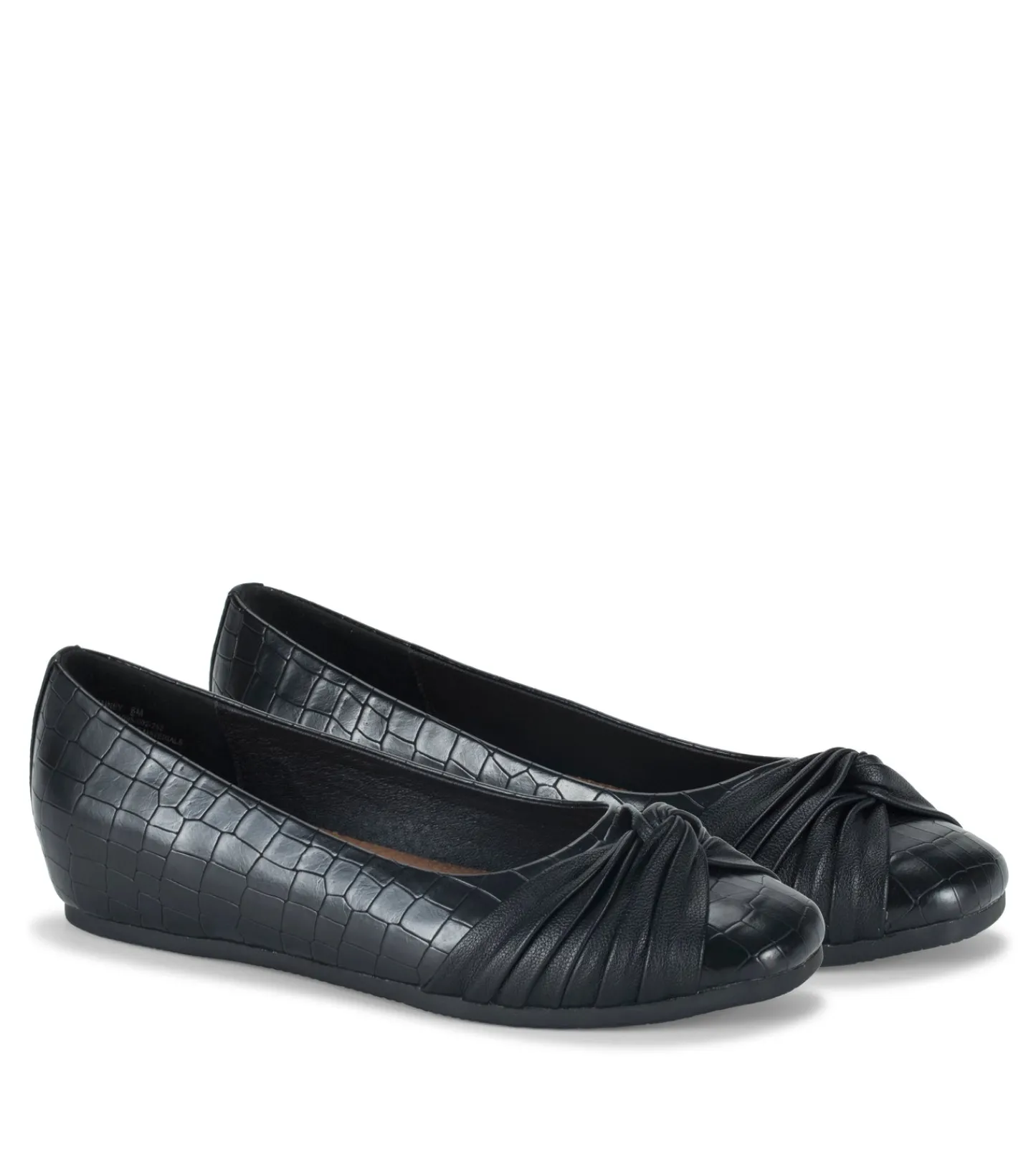 Baretraps Flats & Loafers^Chainey Casual Flat BlackCroco