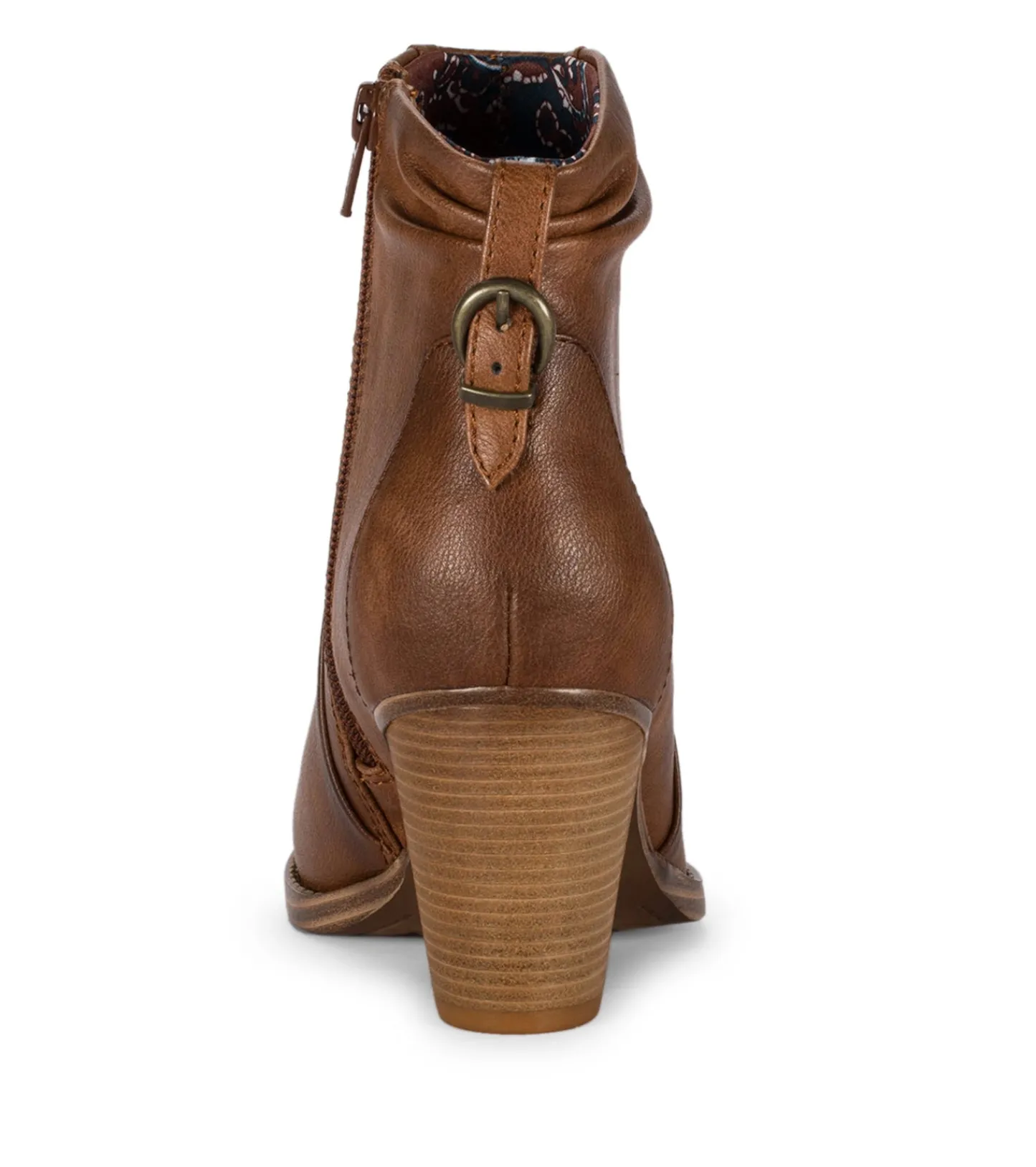 Baretraps Booties^Charee Block Heel Bootie BrushBrown