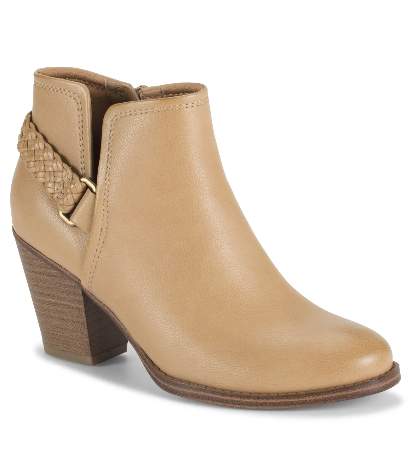 Baretraps Booties^Charlotte Block Heel Bootie Camel