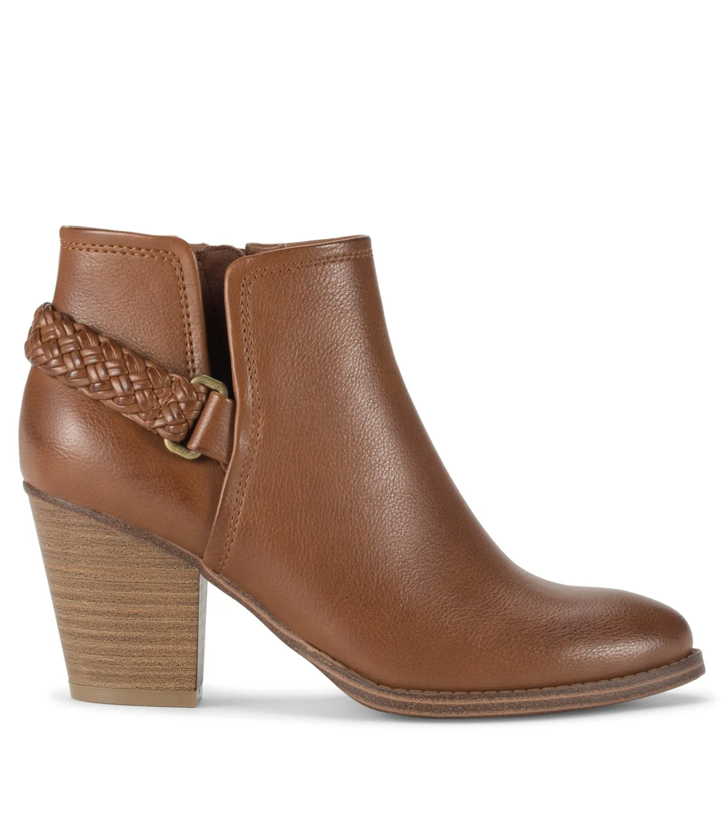 Baretraps Booties^Charlotte Block Heel Bootie Walnut