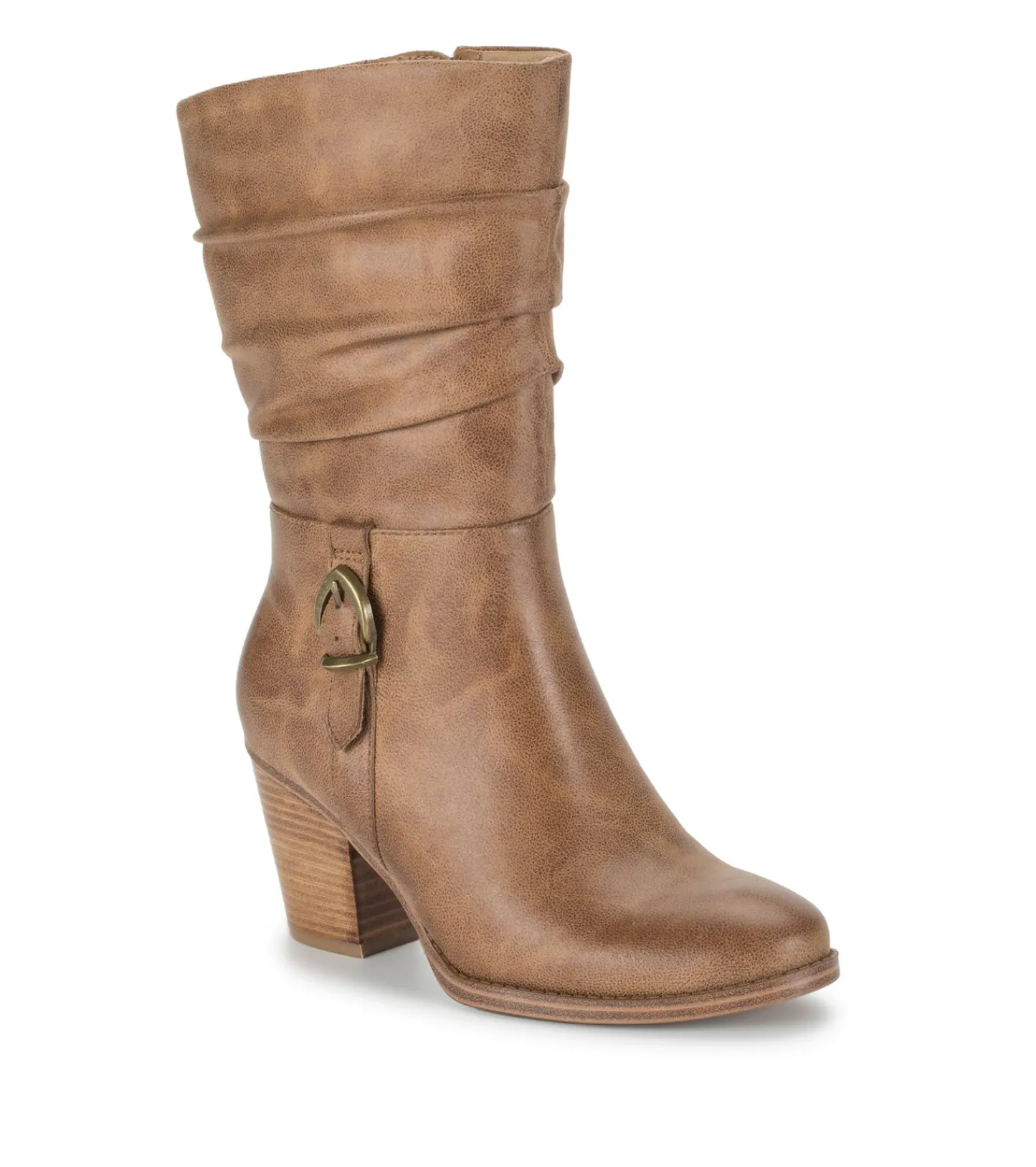 Baretraps Knee High Boots^Cheyenne Mid Calf Boot Auburn