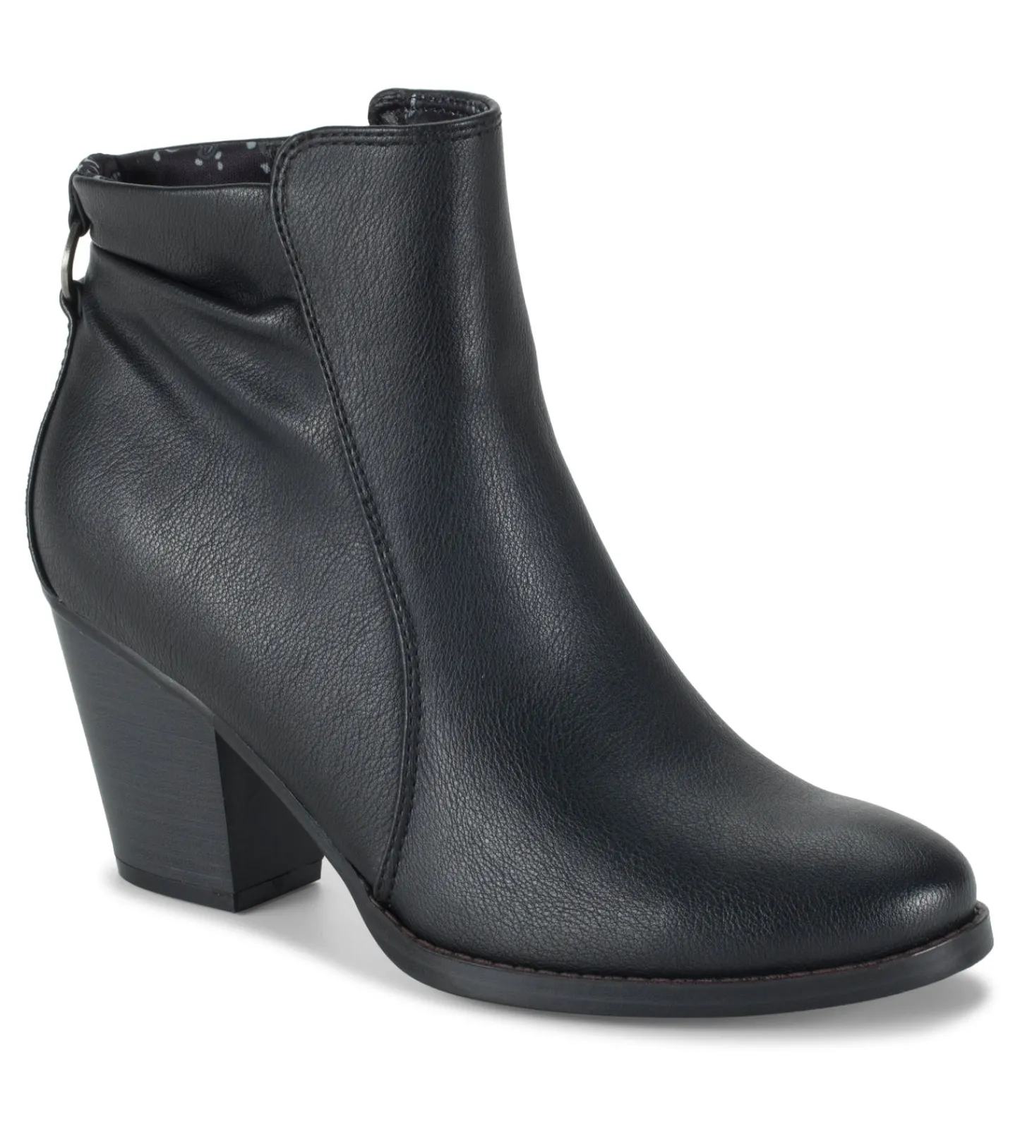 Baretraps Booties^Crystal Block Heel Bootie Black