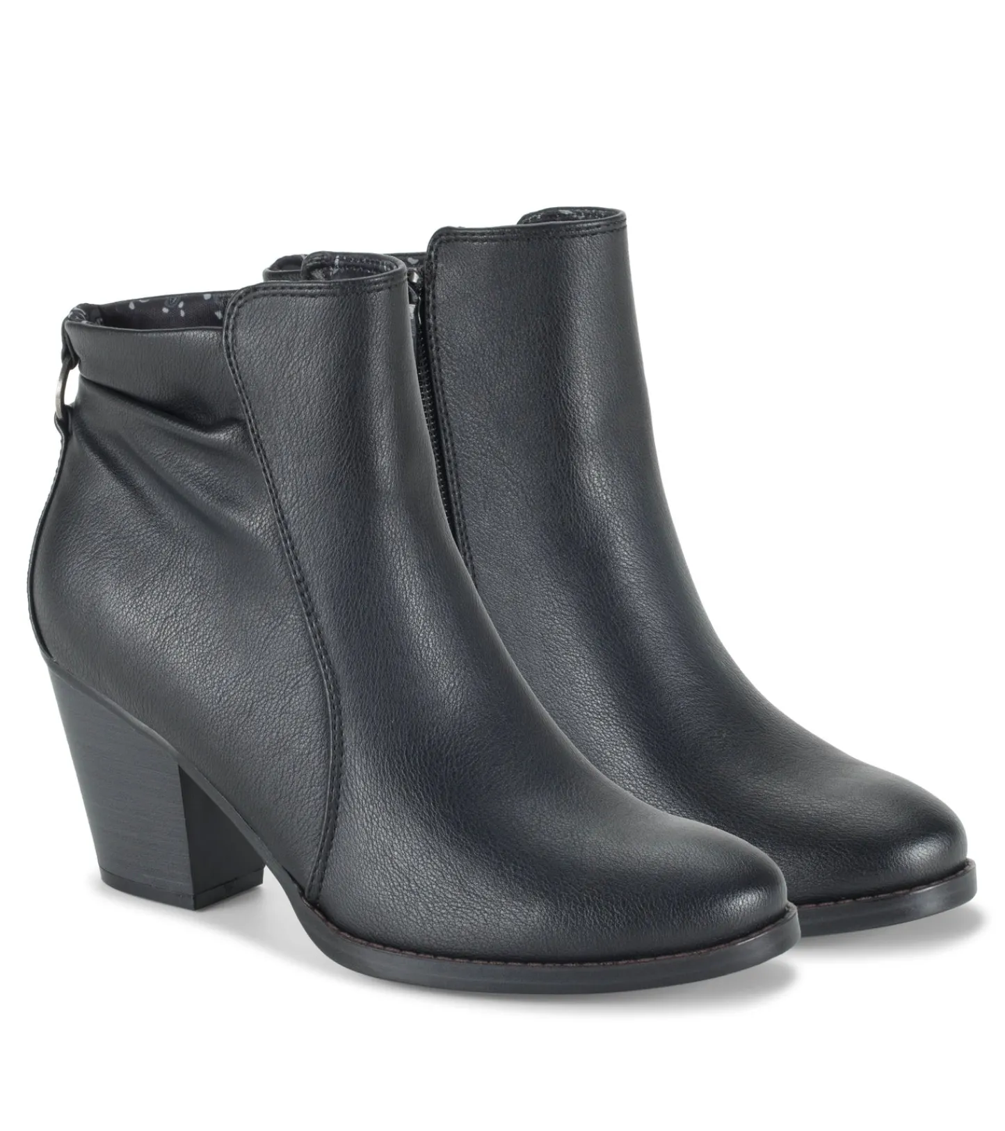 Baretraps Booties^Crystal Block Heel Bootie Black