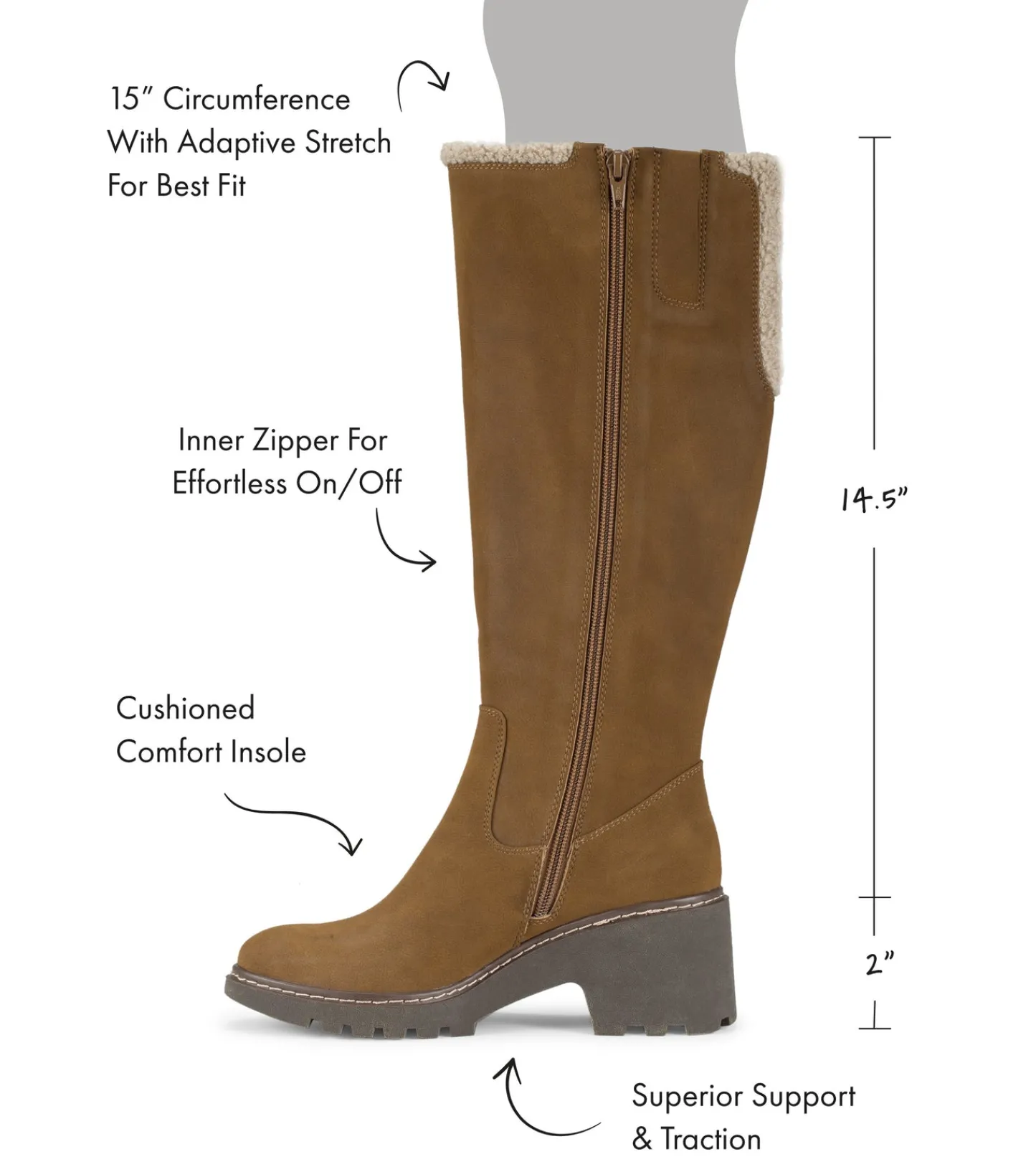 Baretraps Knee High Boots^Dalary Tall Boot Nutshell
