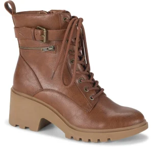 Baretraps Booties^Dani Lace Up Boot Cognac