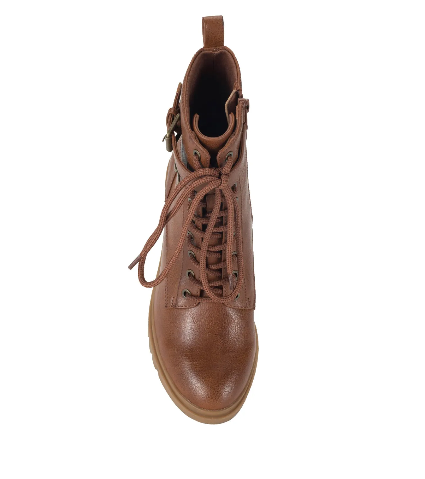 Baretraps Booties^Dani Lace Up Boot Cognac