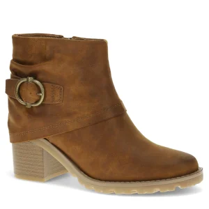 Baretraps Booties^Deborah Block Heel Bootie Toffee