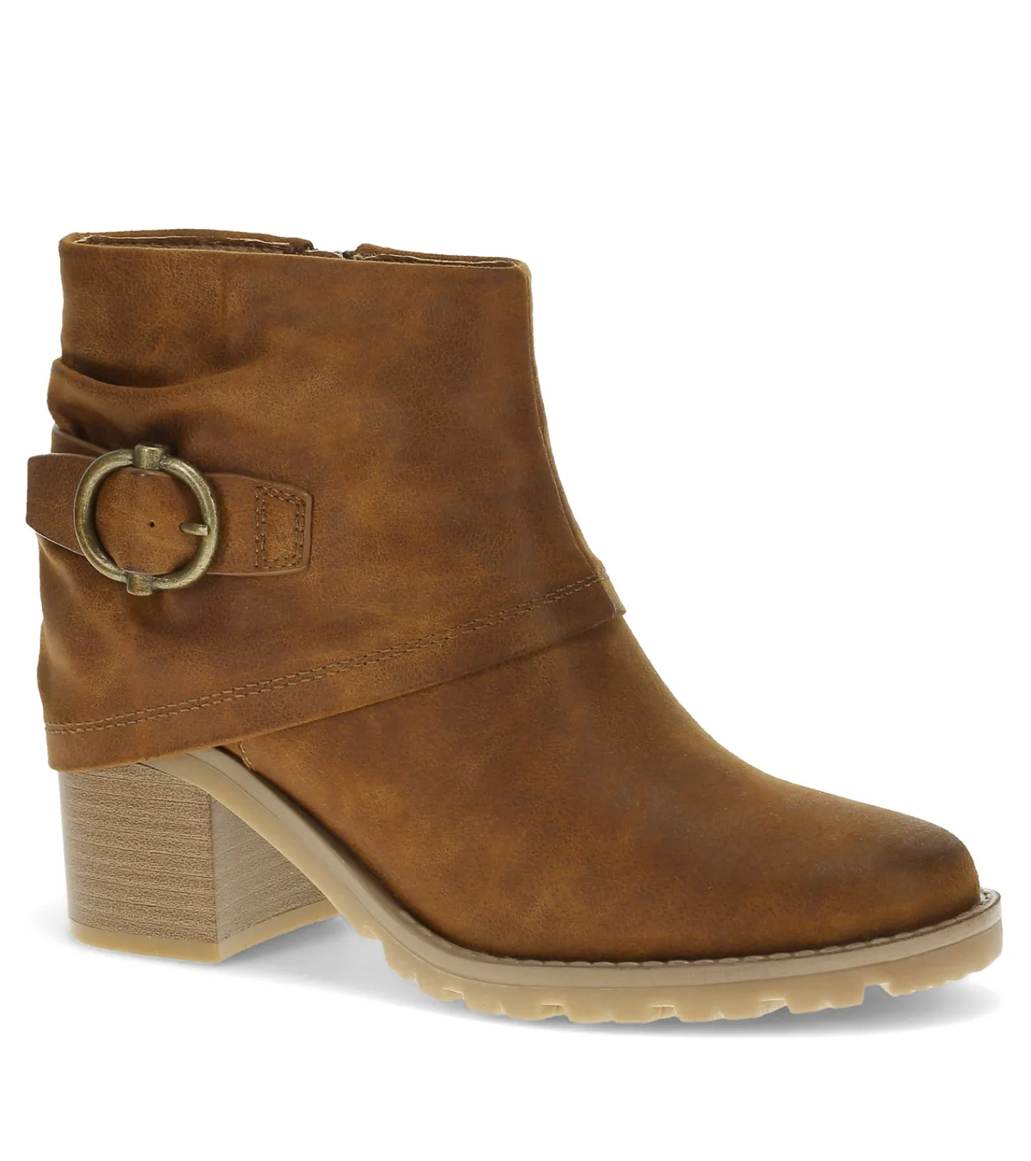 Baretraps Booties^Deborah Block Heel Bootie Toffee