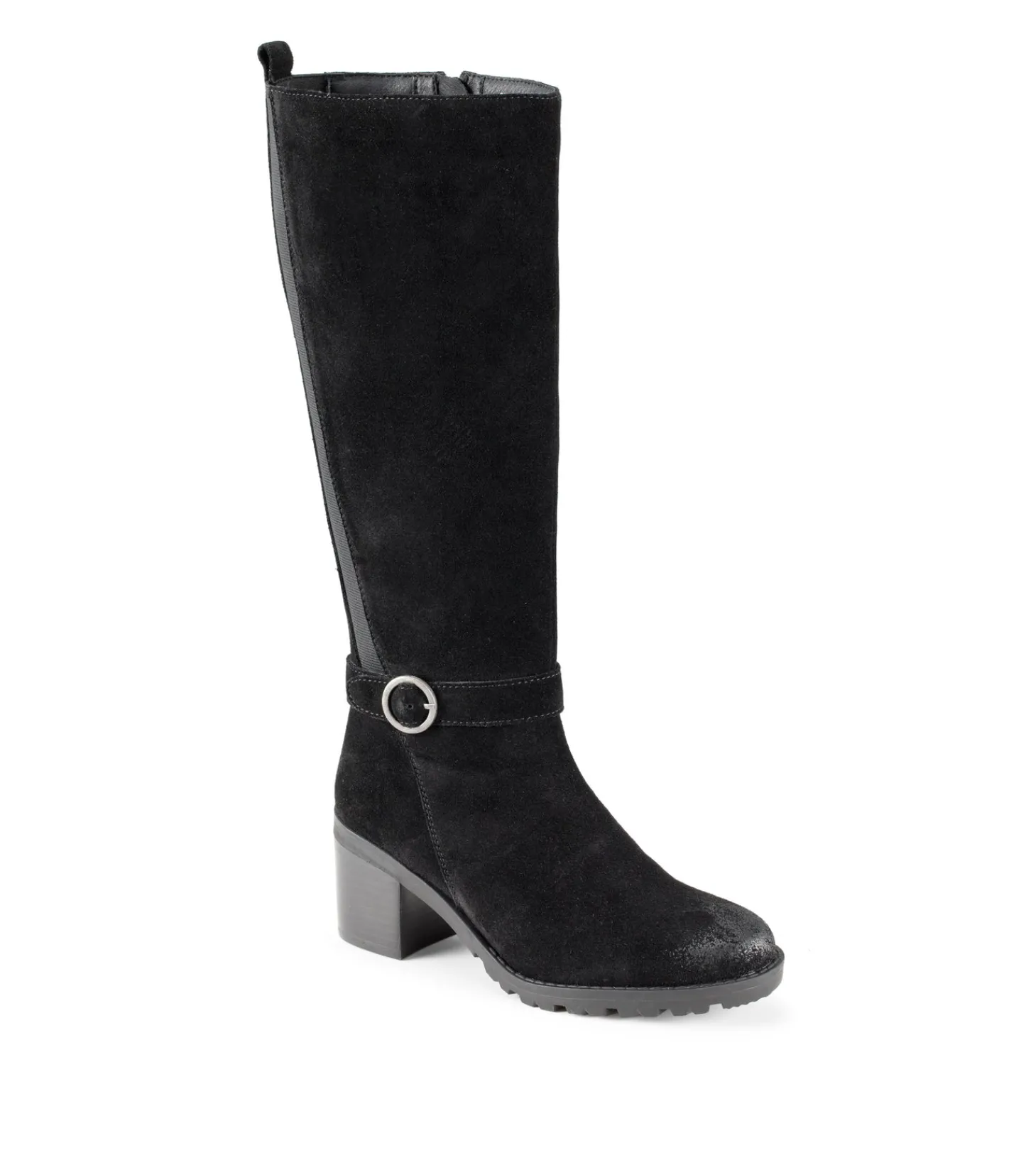 Baretraps Knee High Boots^Della Tall Boot BlackSuede
