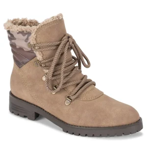 Baretraps Booties^Dennison Lace Up Boot MushroomCamo