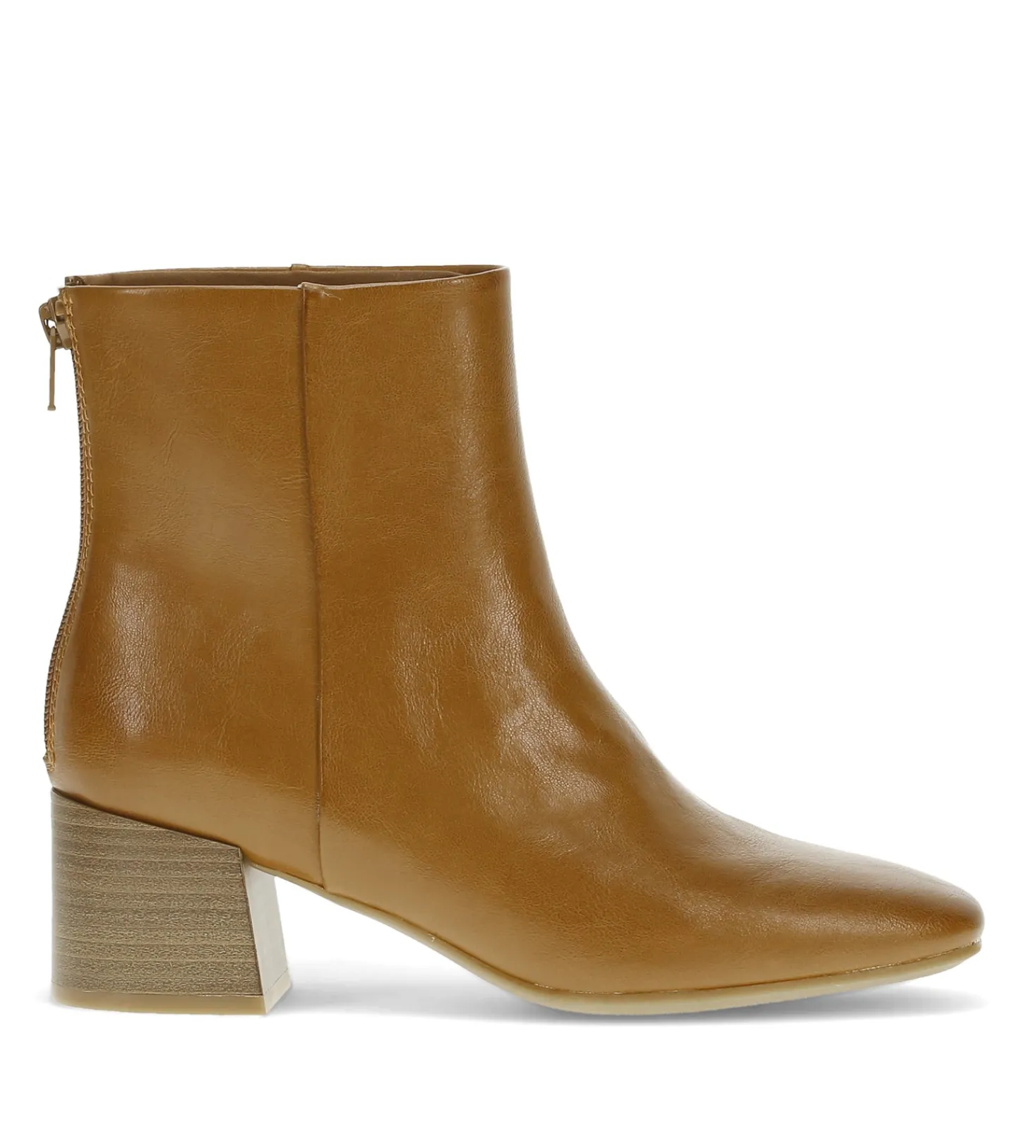 Baretraps Booties^Emilie Block Heel Bootie DarkCognac