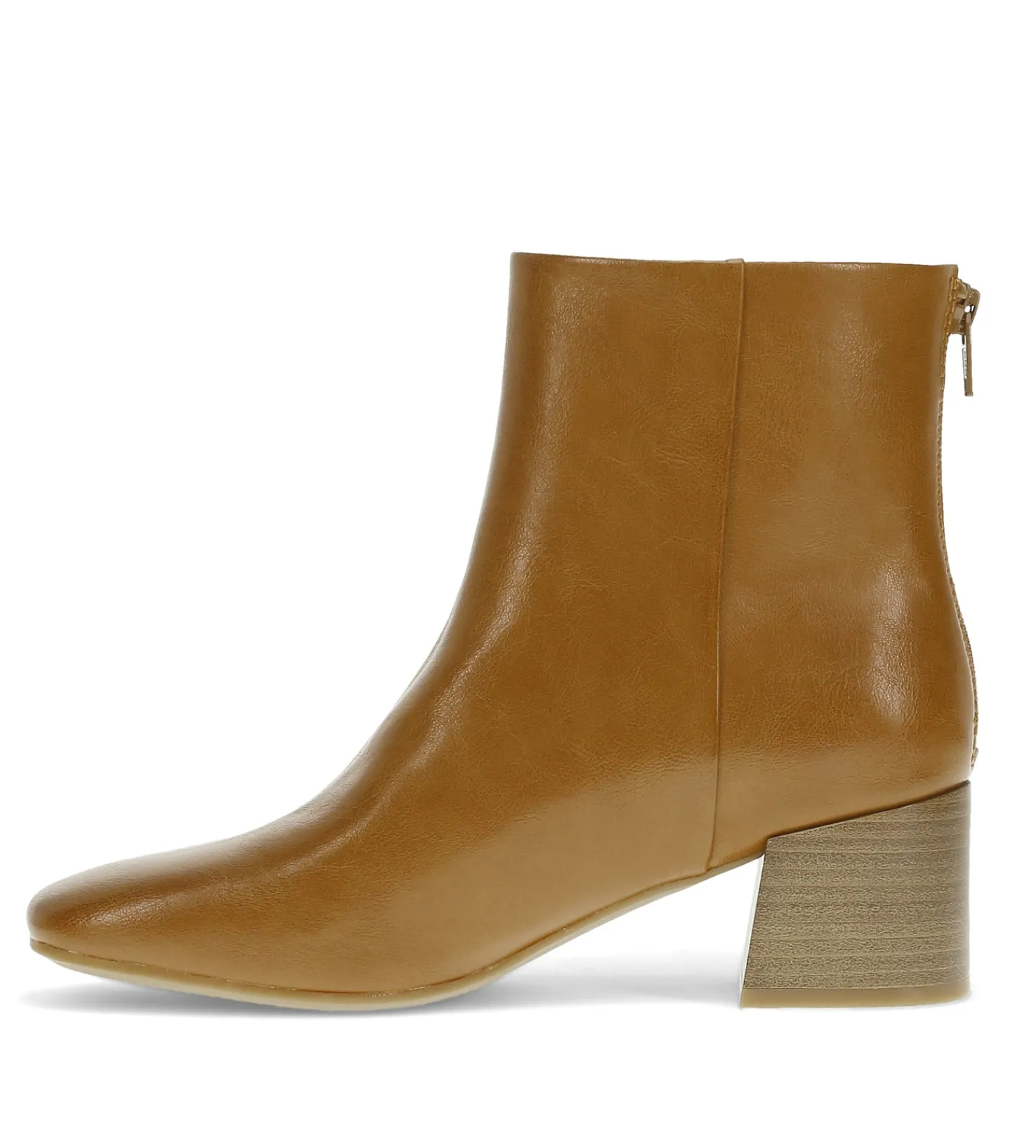 Baretraps Booties^Emilie Block Heel Bootie DarkCognac