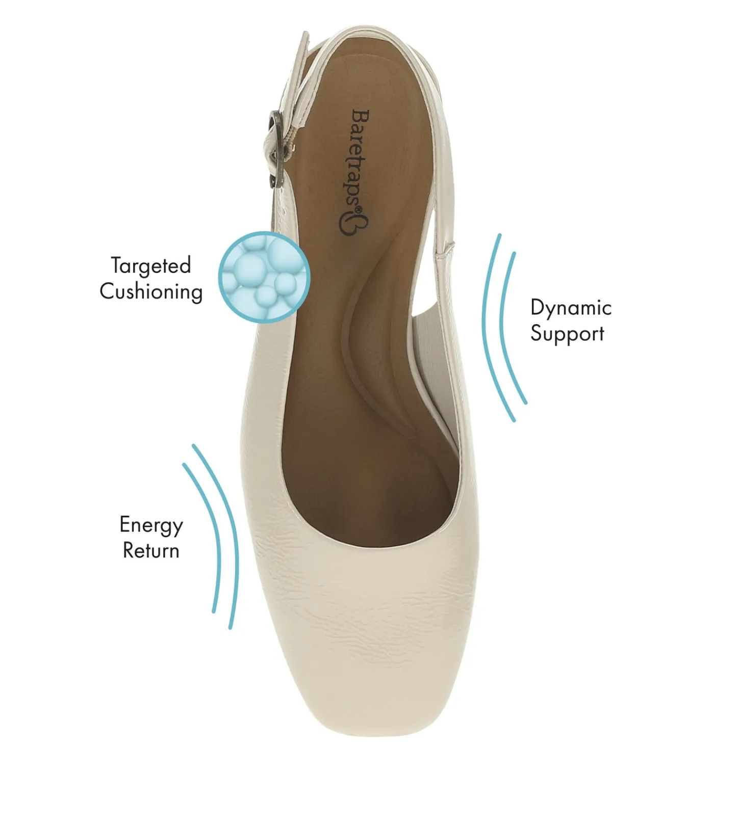 Baretraps Dress Shoes^Ester Block Heel Slingback Pump Ivory