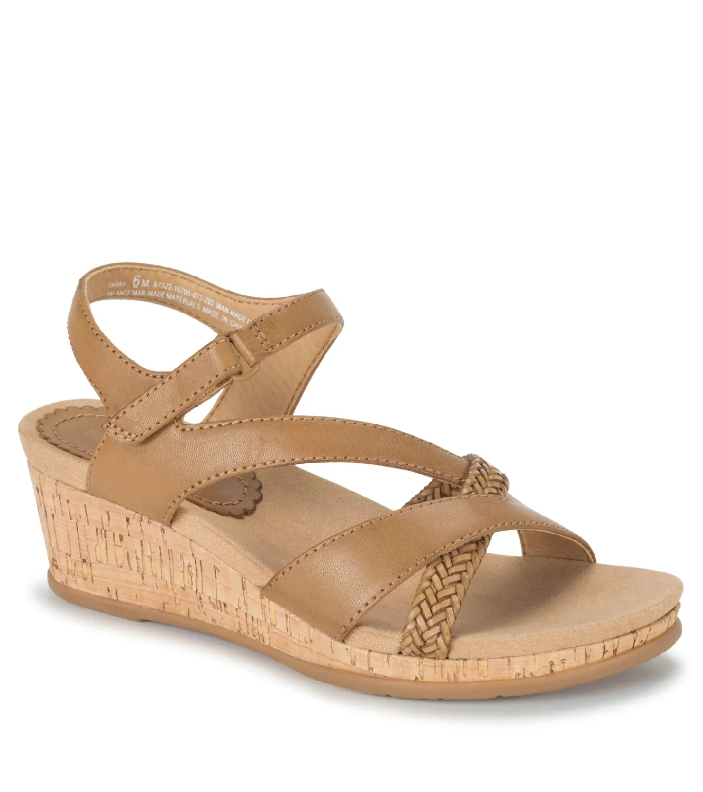 Baretraps Wedge Sandals^Farah Wedge Sandal Caramel
