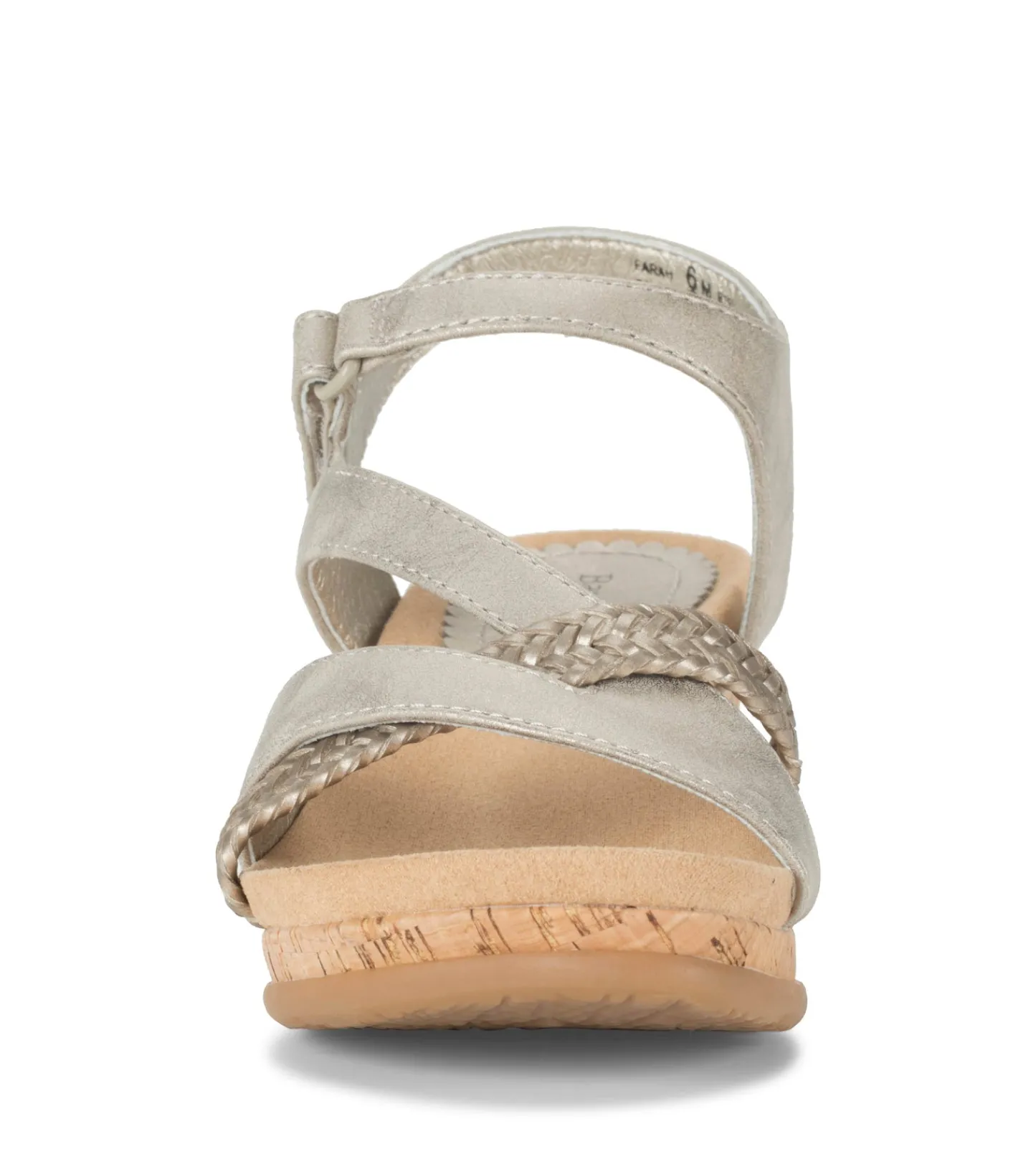 Baretraps Wedge Sandals^Farah Wedge Sandal Champagne