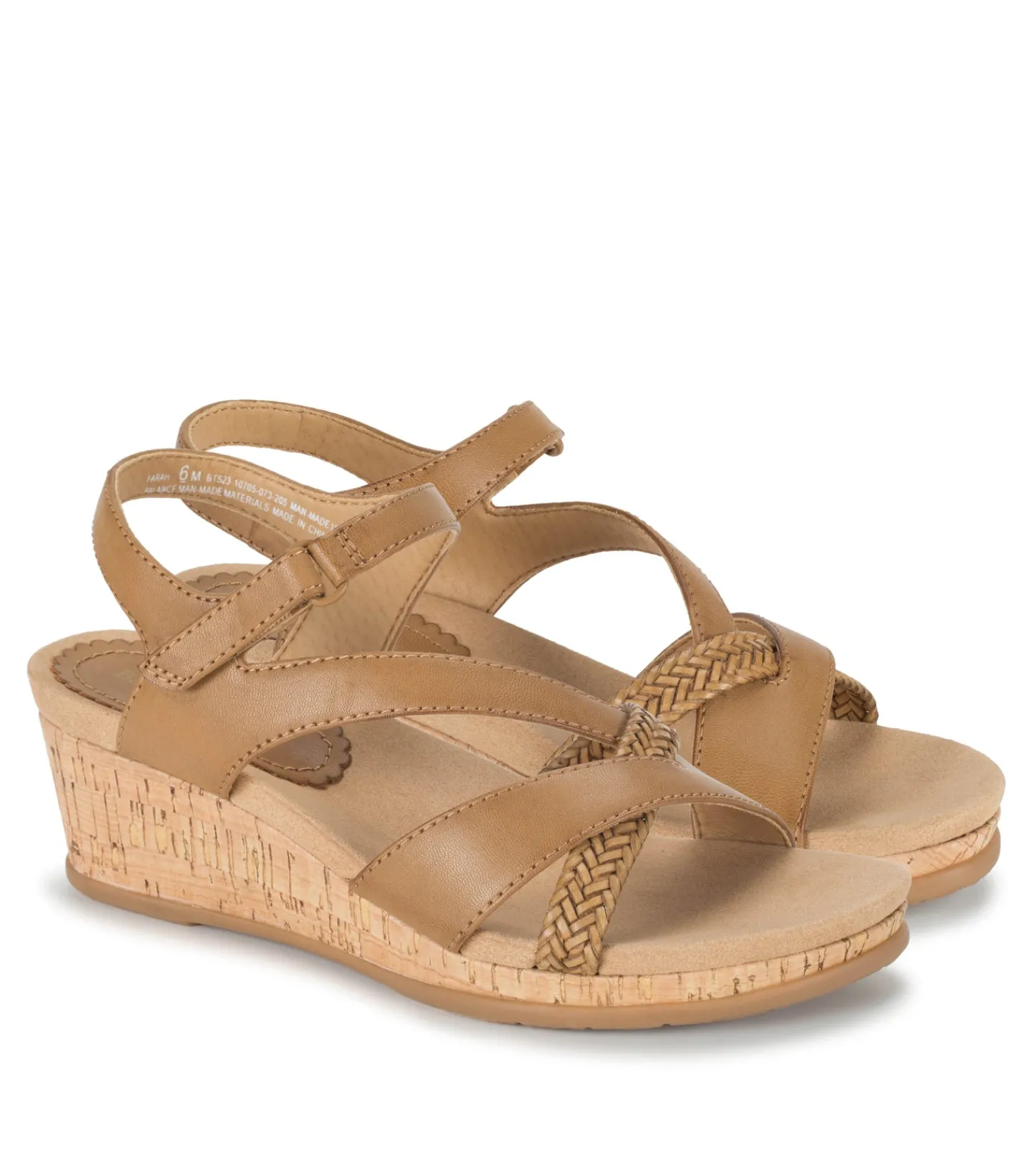 Baretraps Wedge Sandals^Farah Wedge Sandal Caramel