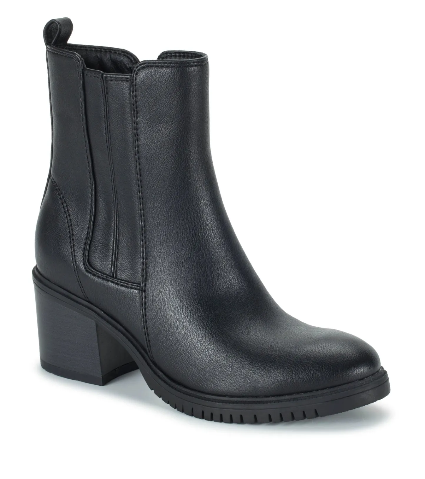 Baretraps Booties^Feeney Block Heel Boot Black