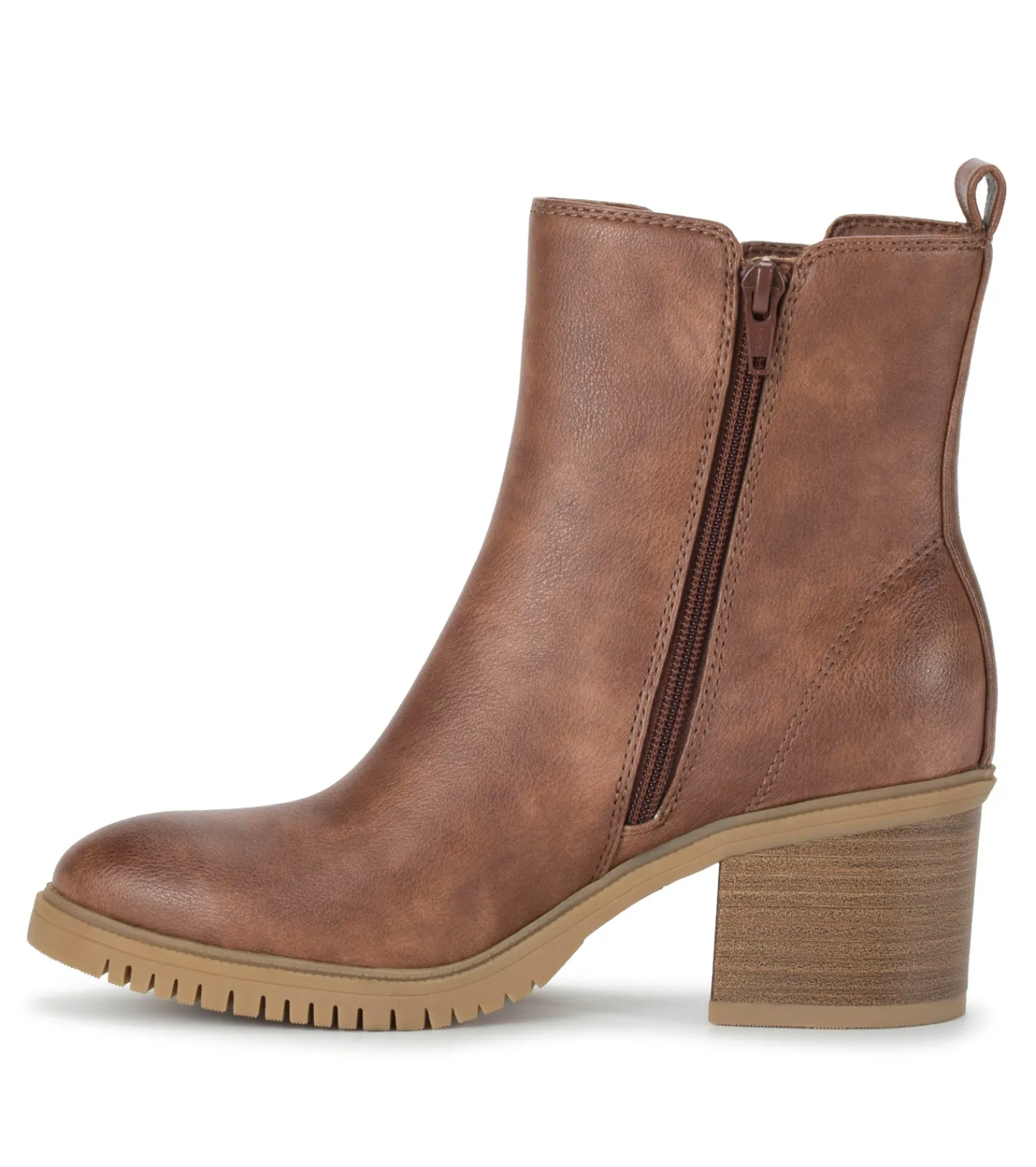 Baretraps Booties^Feeney Block Heel Boot BrushBrown