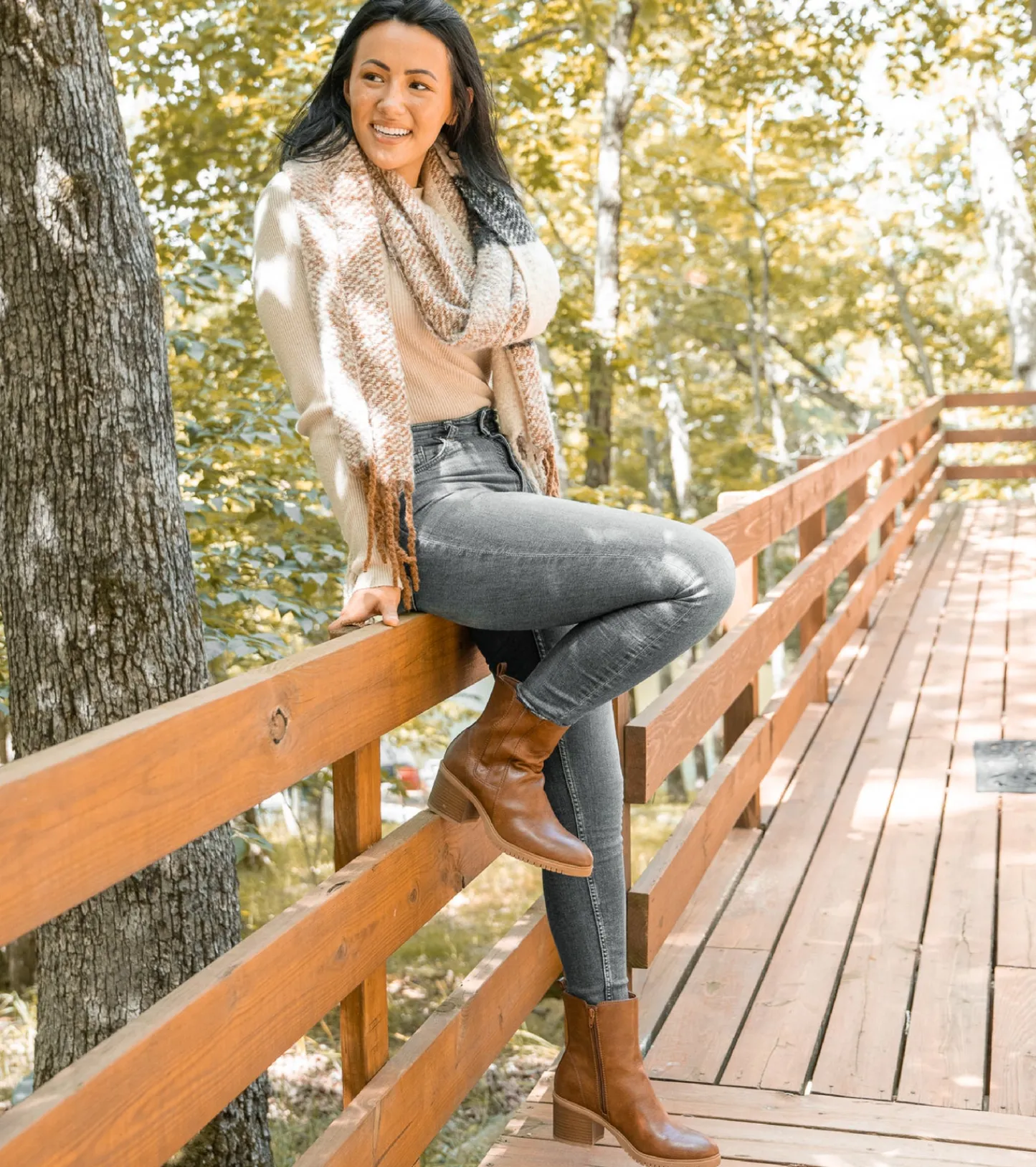 Baretraps Booties^Feeney Block Heel Boot BrushBrown