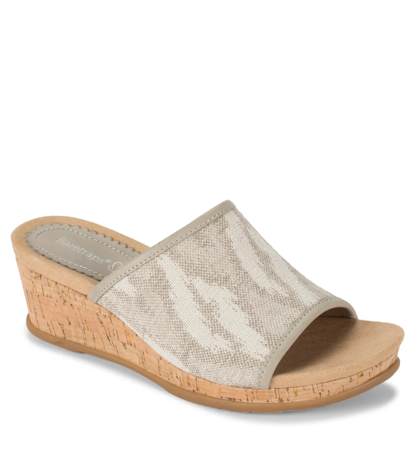 Baretraps Wedge Sandals | Slides & Slip On Sandals^Flossey Wedge Slide Sandal NaturalIkat