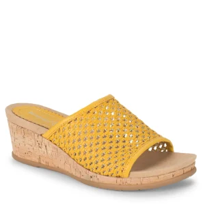 Baretraps Wedge Sandals | Slides & Slip On Sandals^Flossey Wedge Slide Sandal MellowYellow