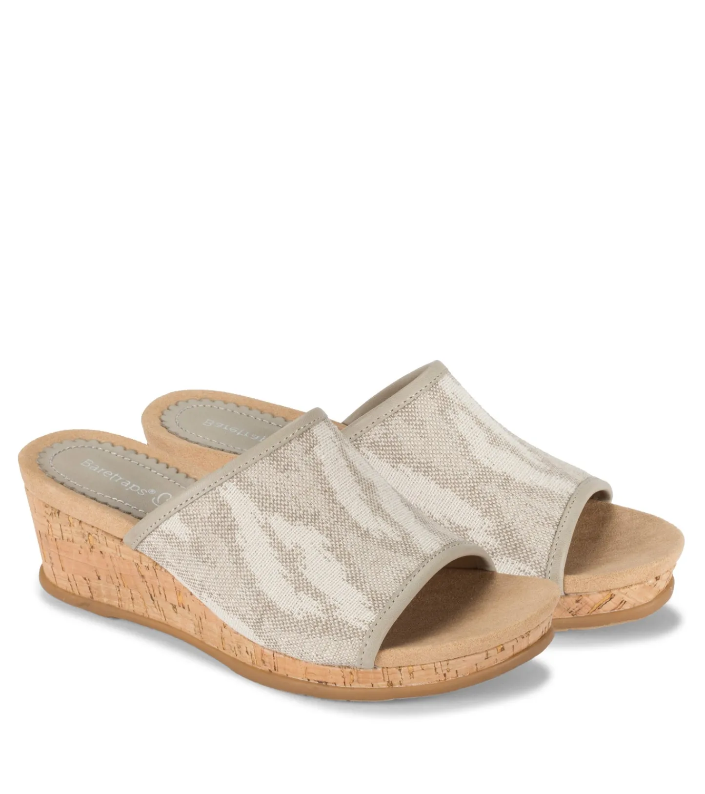 Baretraps Wedge Sandals | Slides & Slip On Sandals^Flossey Wedge Slide Sandal NaturalIkat