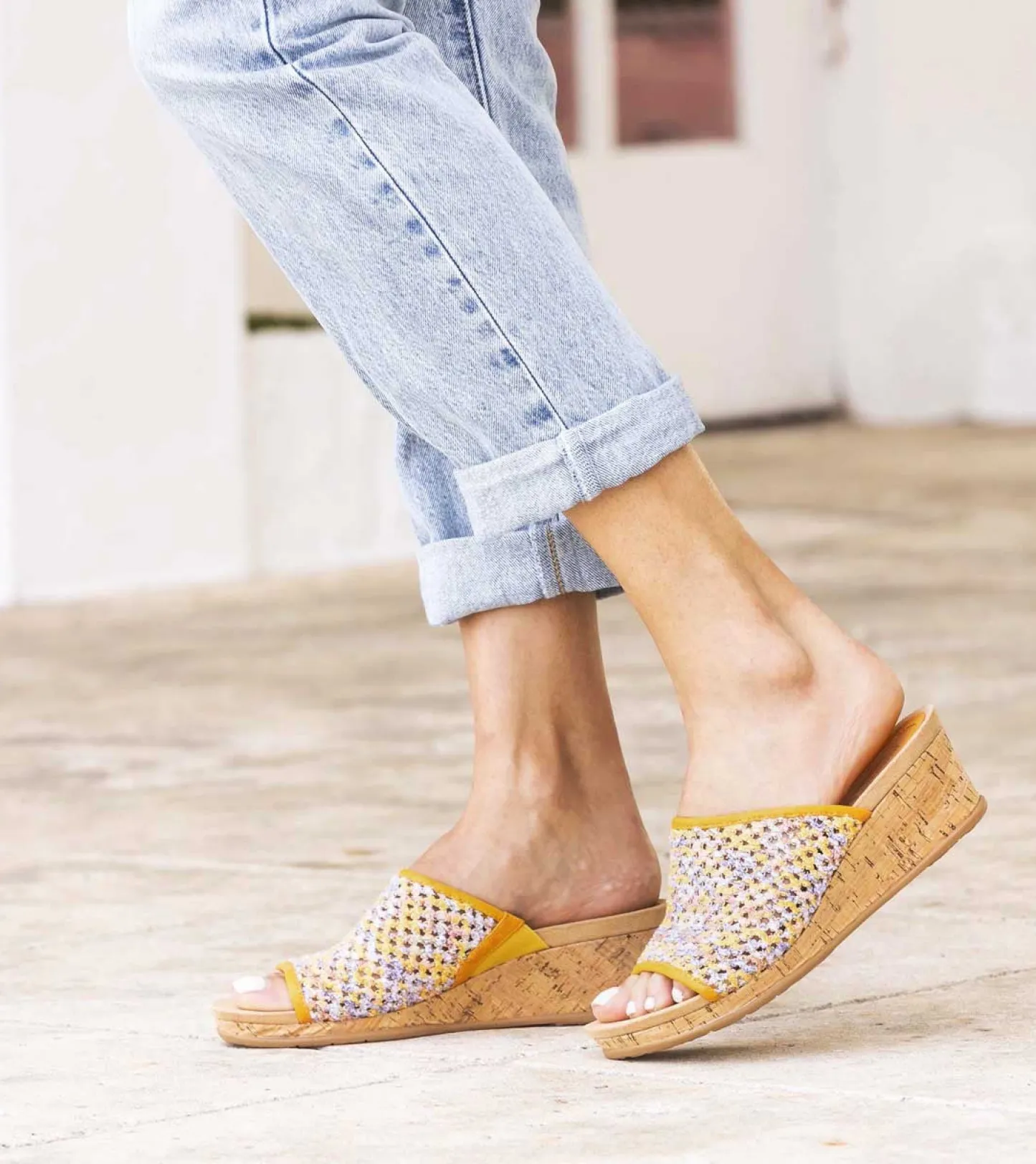 Baretraps Wedge Sandals | Slides & Slip On Sandals^Flossey Wedge Slide Sandal SunMultiFloral