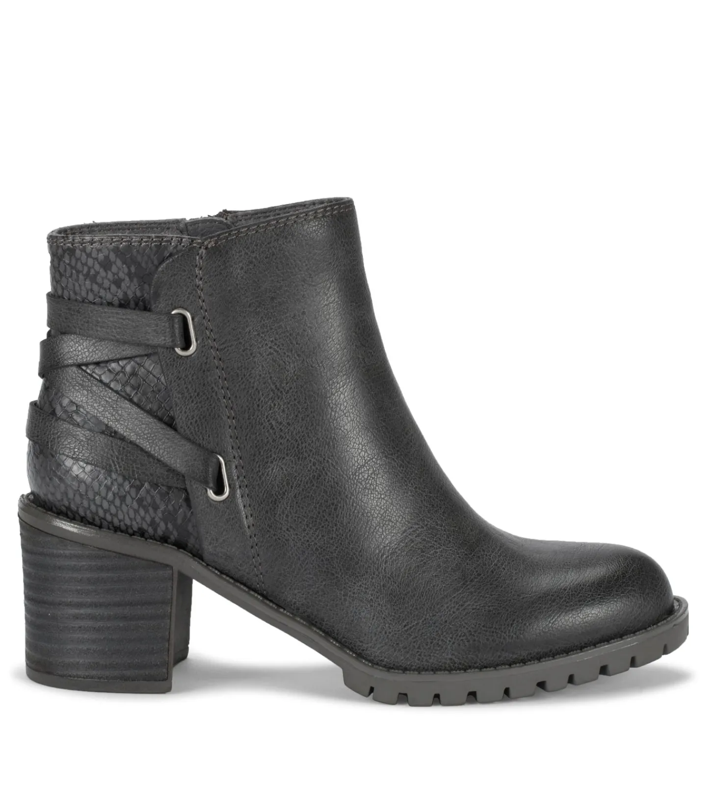 Baretraps Booties^Hensley Bootie DarkGreySnake