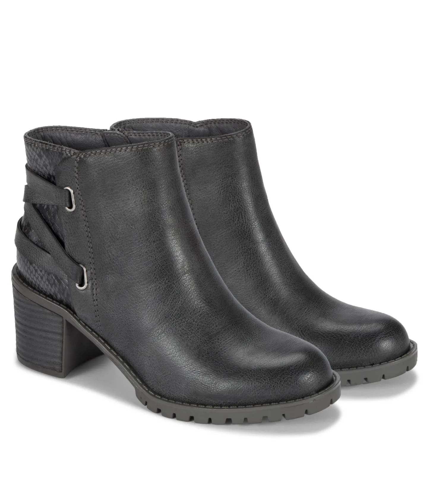 Baretraps Booties^Hensley Bootie DarkGreySnake