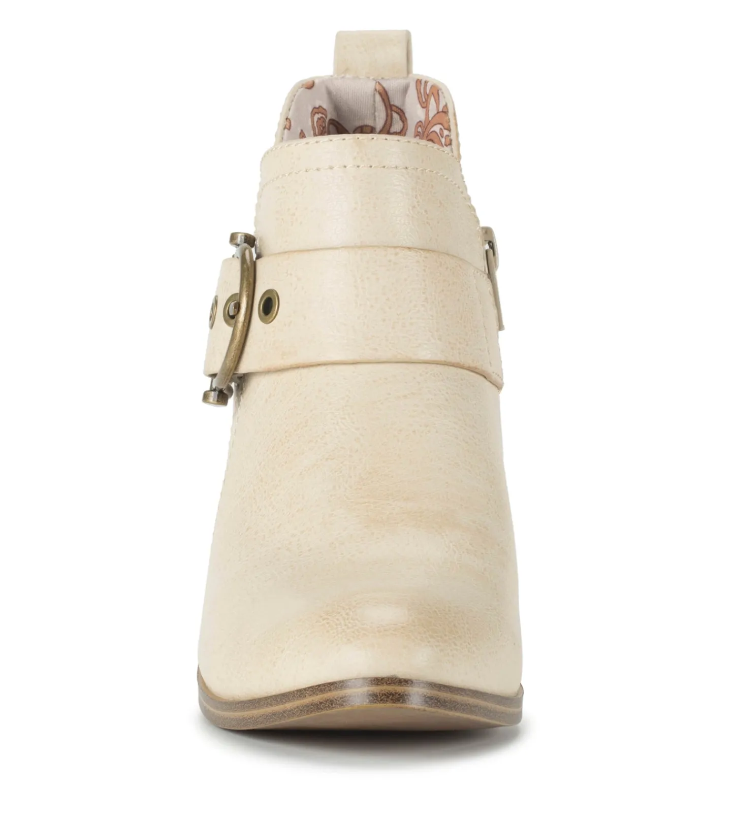 Baretraps Booties^Karina Block Heel Ankle Bootie Milkyway