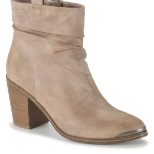 Baretraps Booties^Katherine Block Heel Bootie LightMushroom