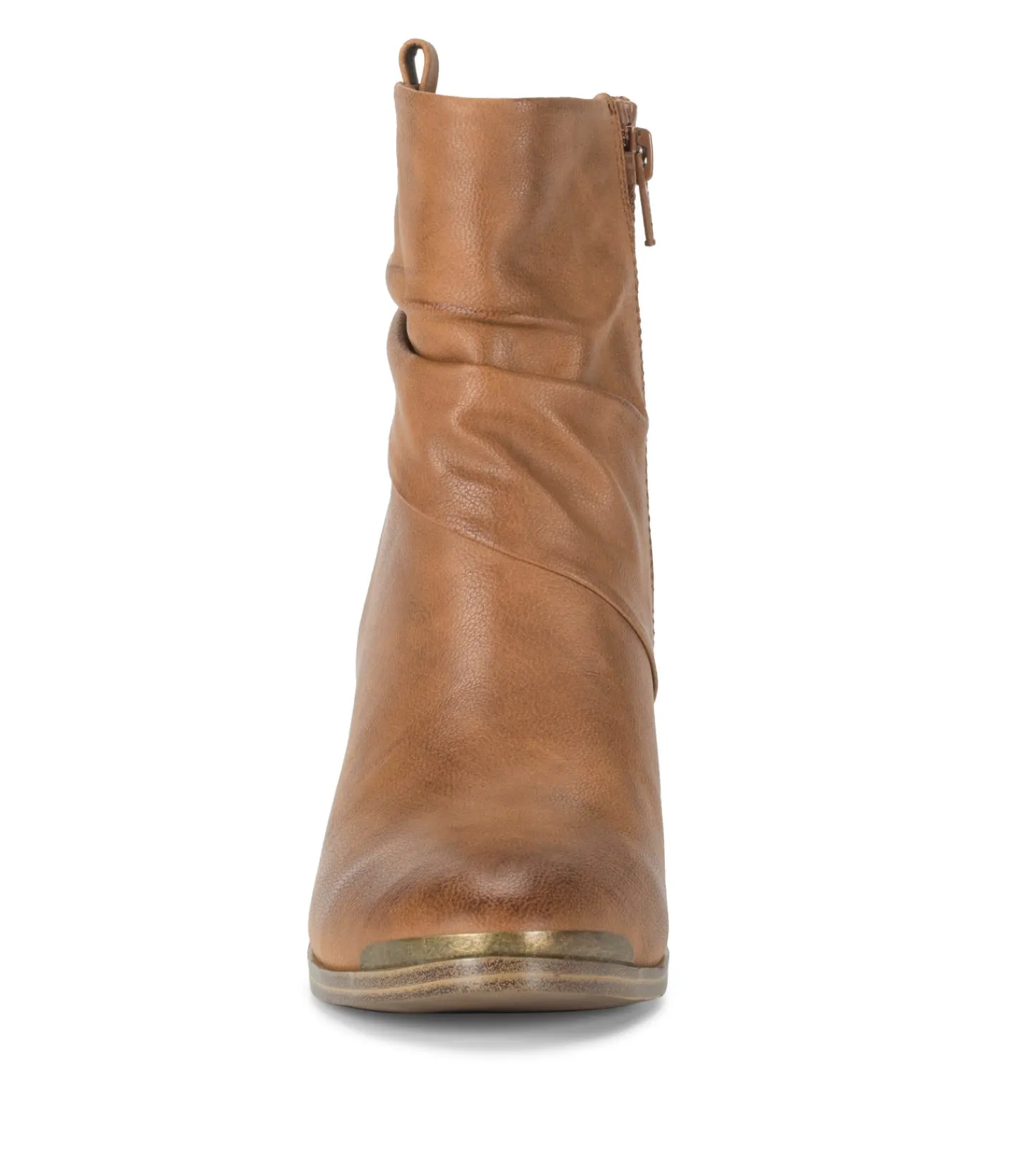 Baretraps Booties^Katherine Block Heel Bootie Cognac