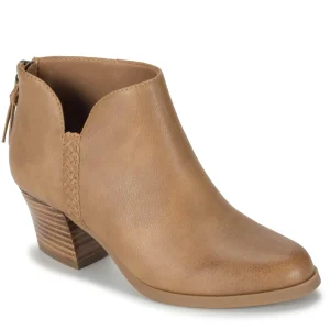 Baretraps Booties^Lauryn Block Heel Ankle Bootie SaltedCaramel