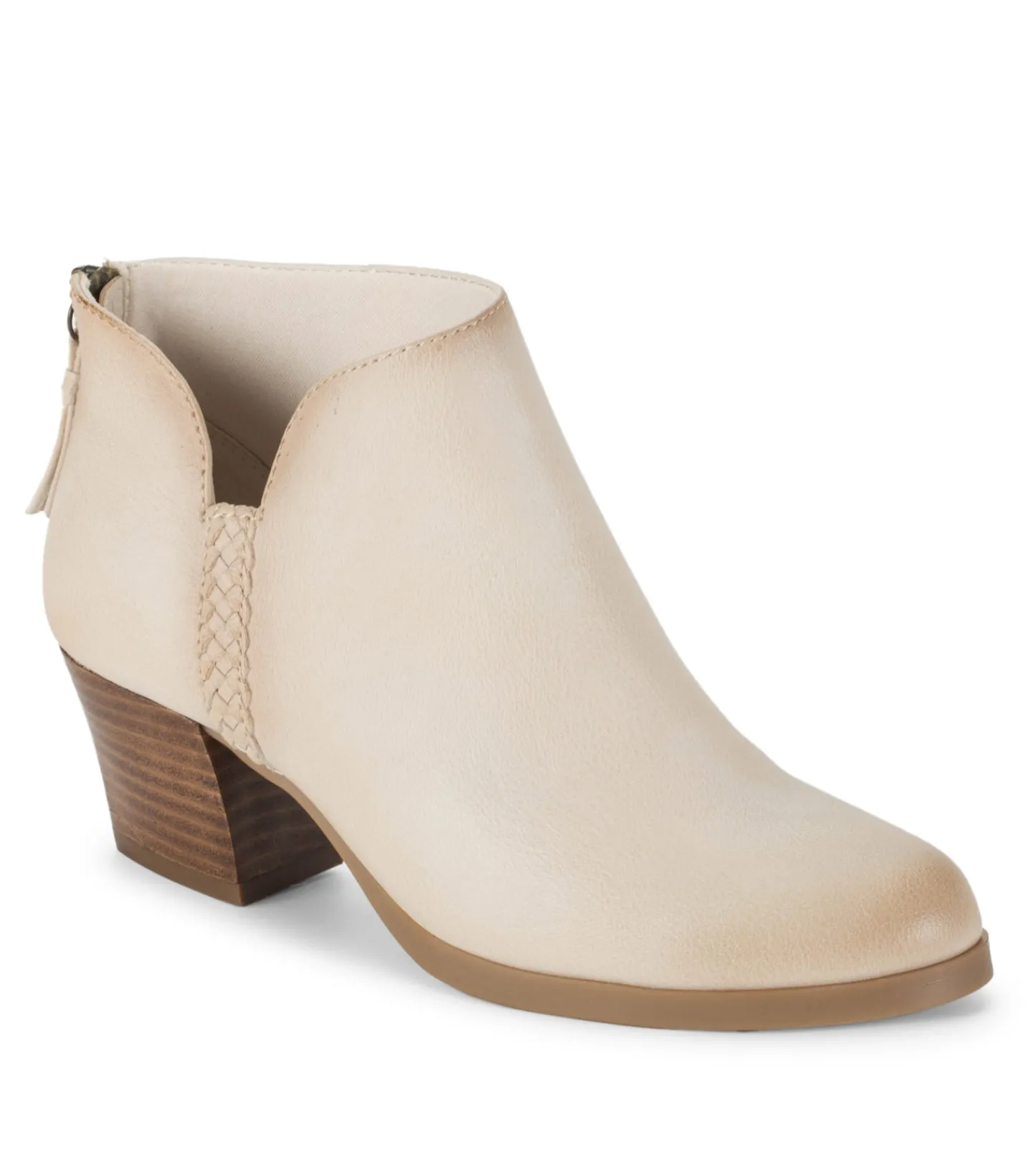 Baretraps Booties^Lauryn Block Heel Ankle Bootie Milkyway