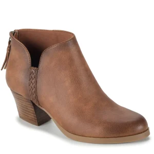 Baretraps Booties^Lauryn Block Heel Ankle Bootie Walnut