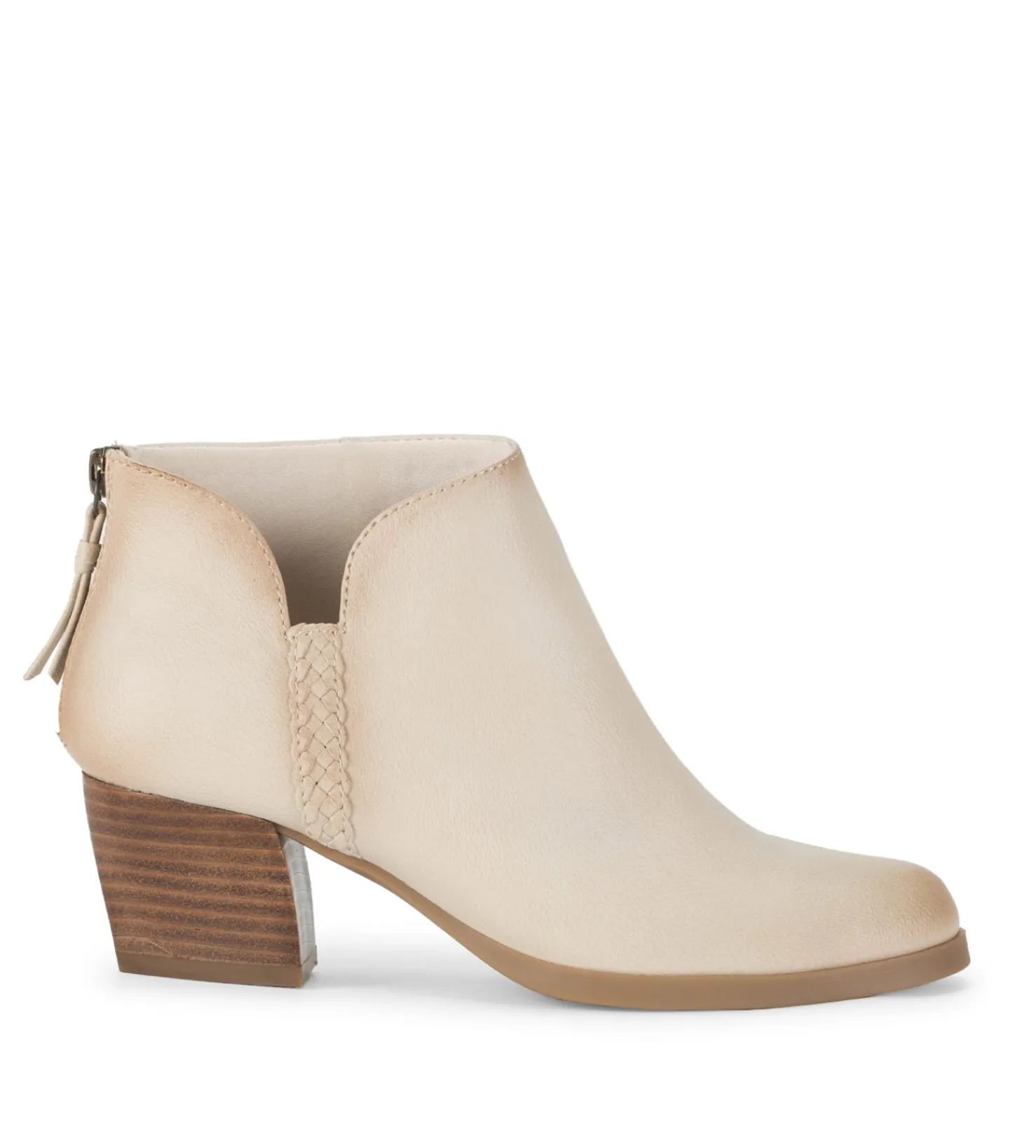 Baretraps Booties^Lauryn Block Heel Ankle Bootie Milkyway